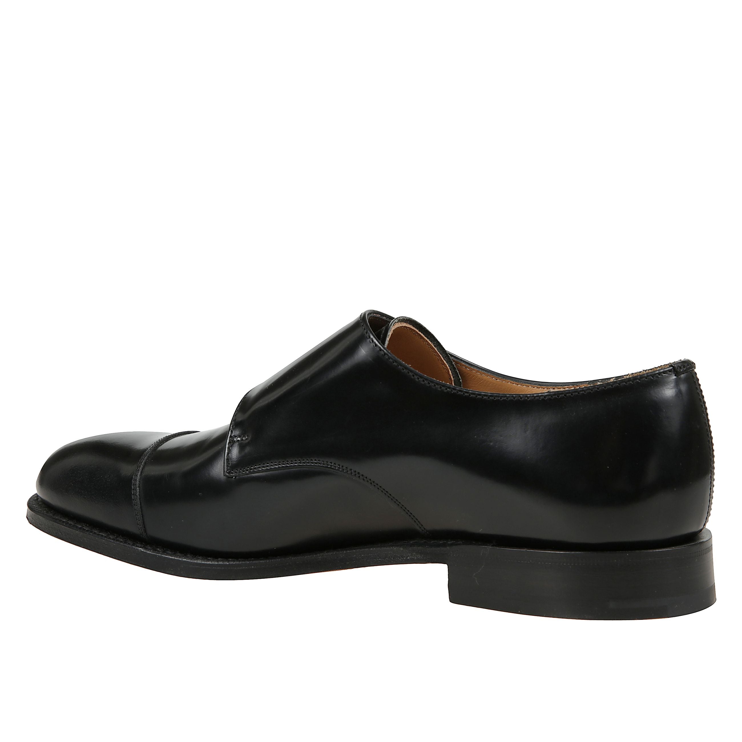 Monk strap in pelle di vitello.