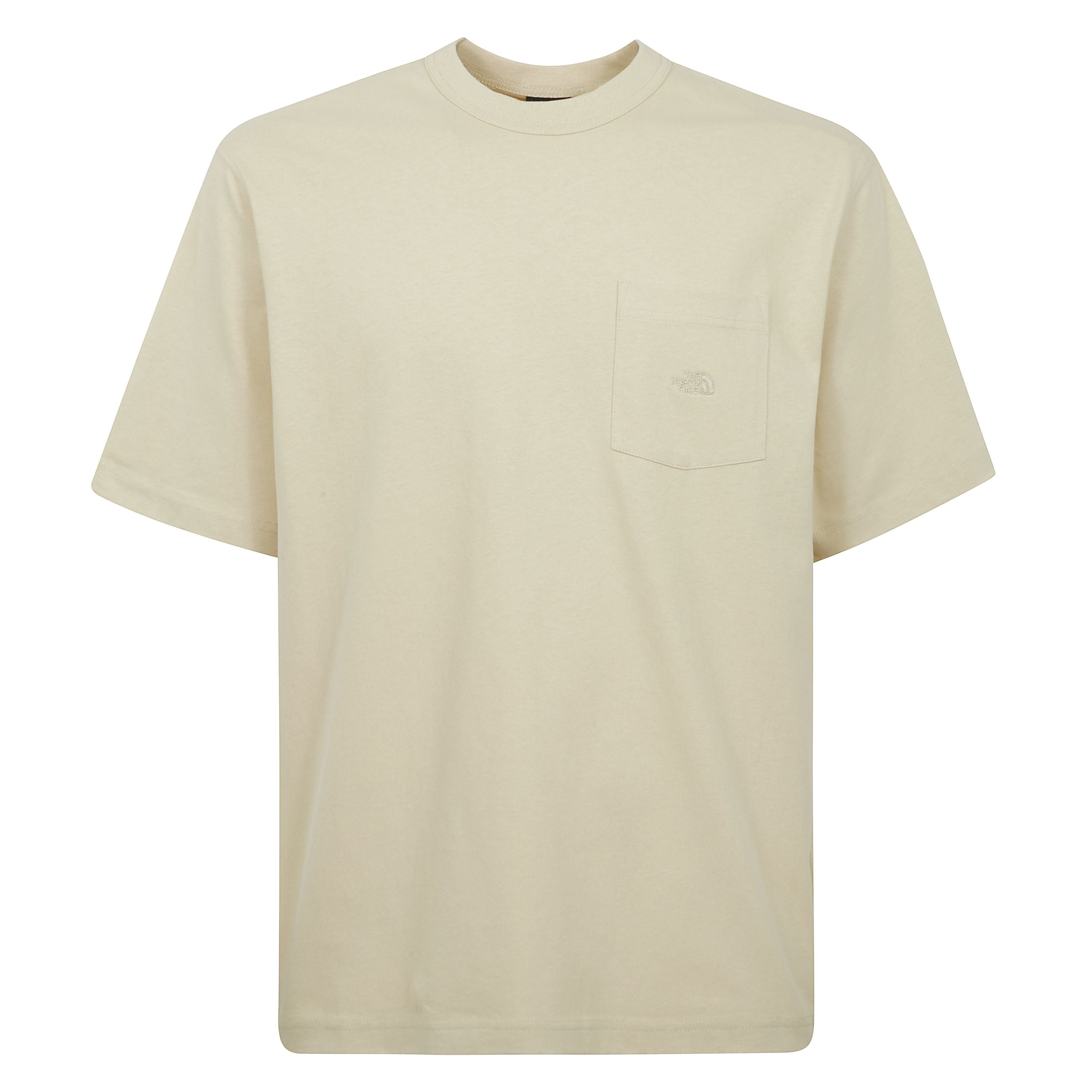 T-shirt con taschino e logo.