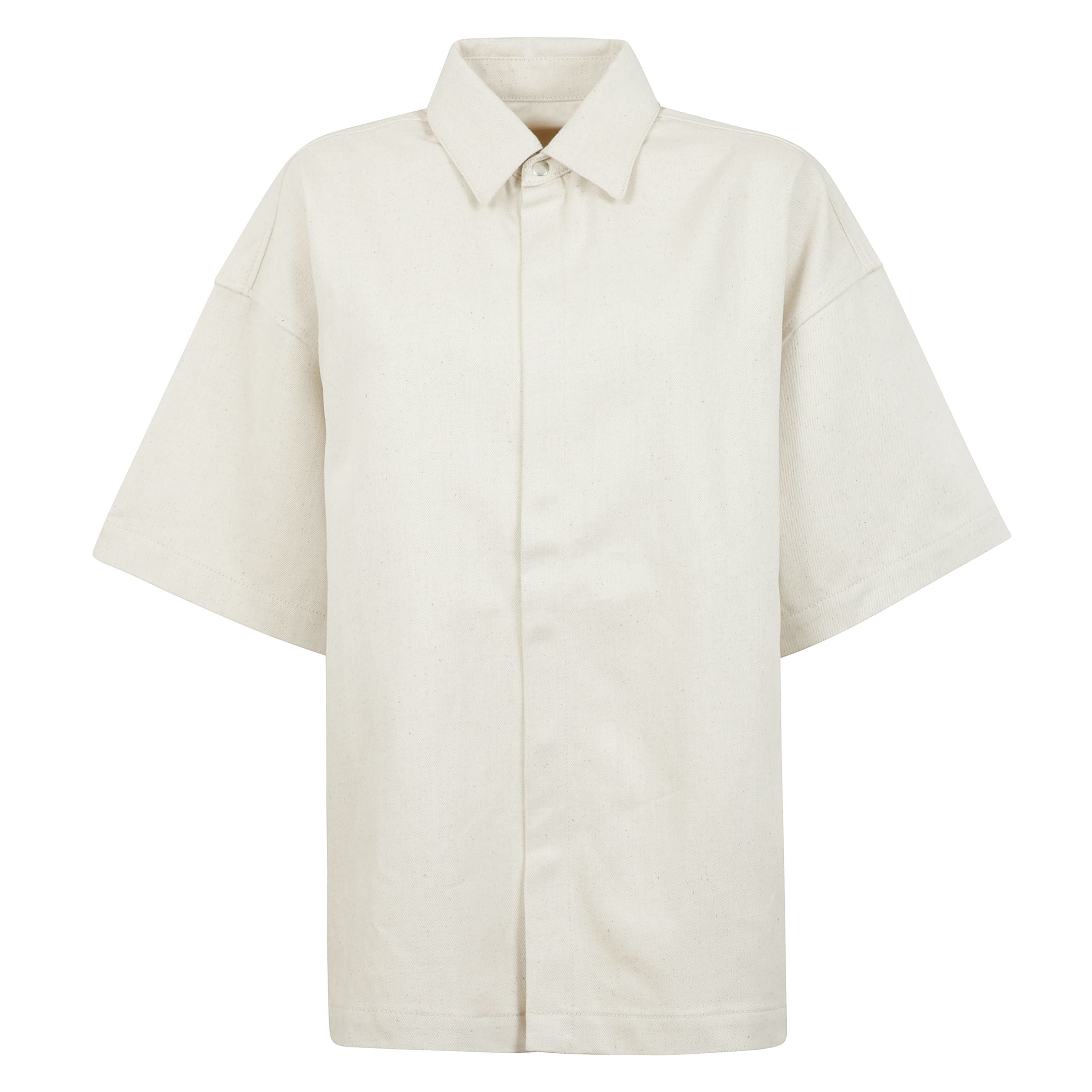 Camicia di jeans loose-fit con logo sul retro