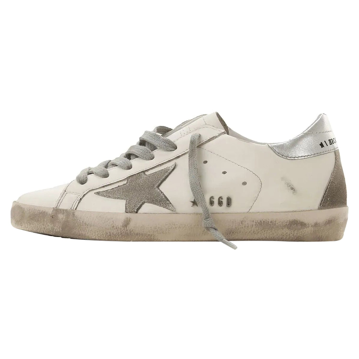 Golden Goose Super-Star White Silver (W)
