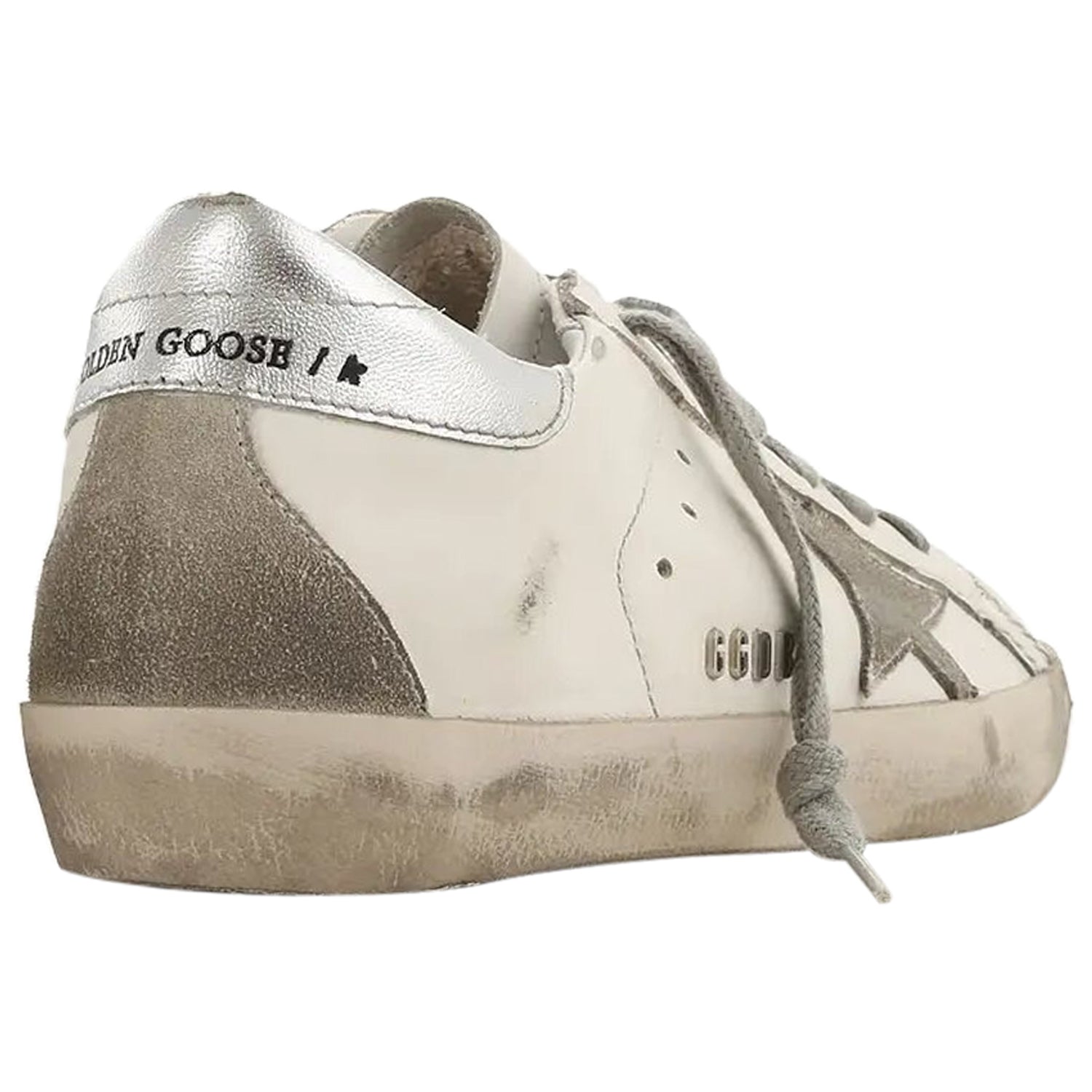 Golden Goose Super-Star White Silver (W)