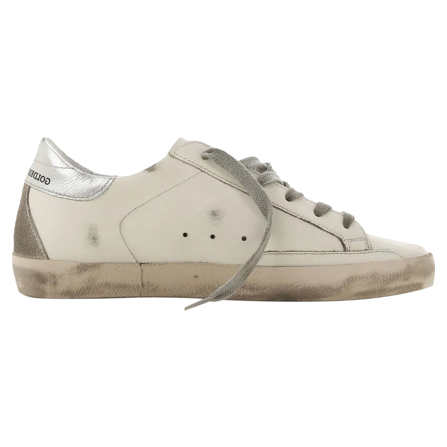 Golden Goose Super-Star White Silver (W)