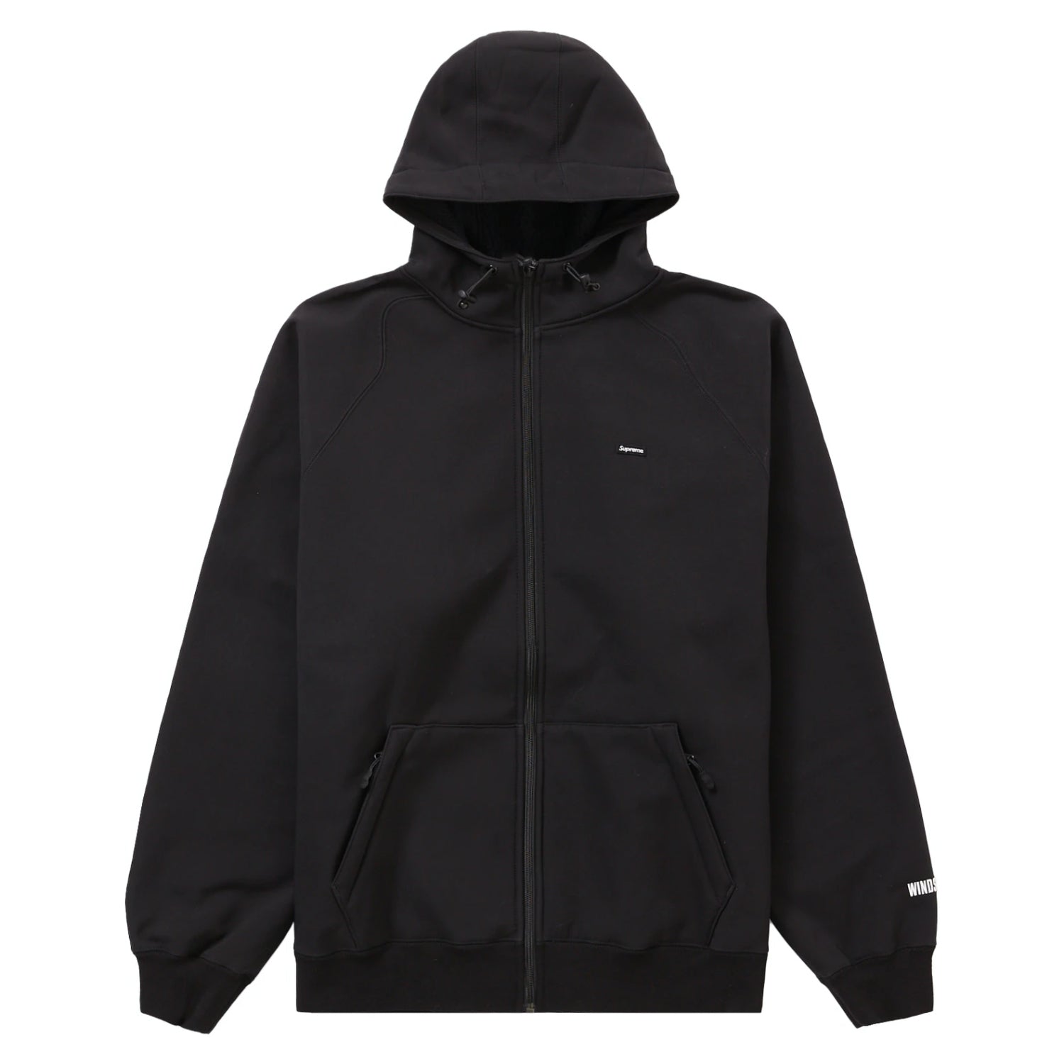 Supreme WINDSTOPPER Zip Up Hooded Sweatshirt (FW21) Black