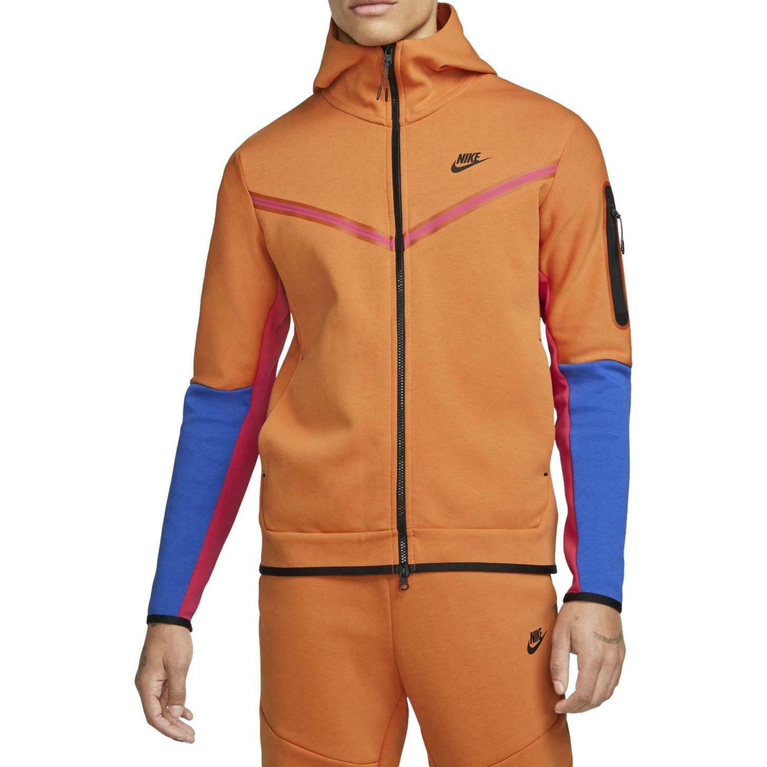 Nike Sportswear Tech Fleece Full-Zip Hoodie Hot Curry