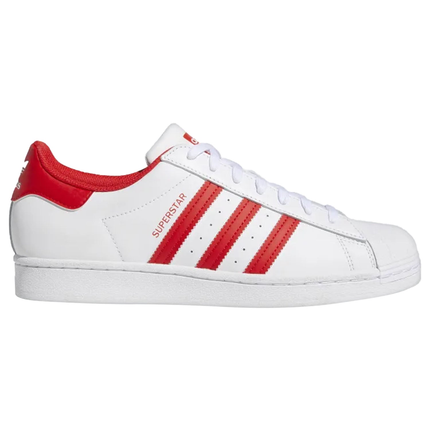 adidas Superstar Cloud White Vivid Red