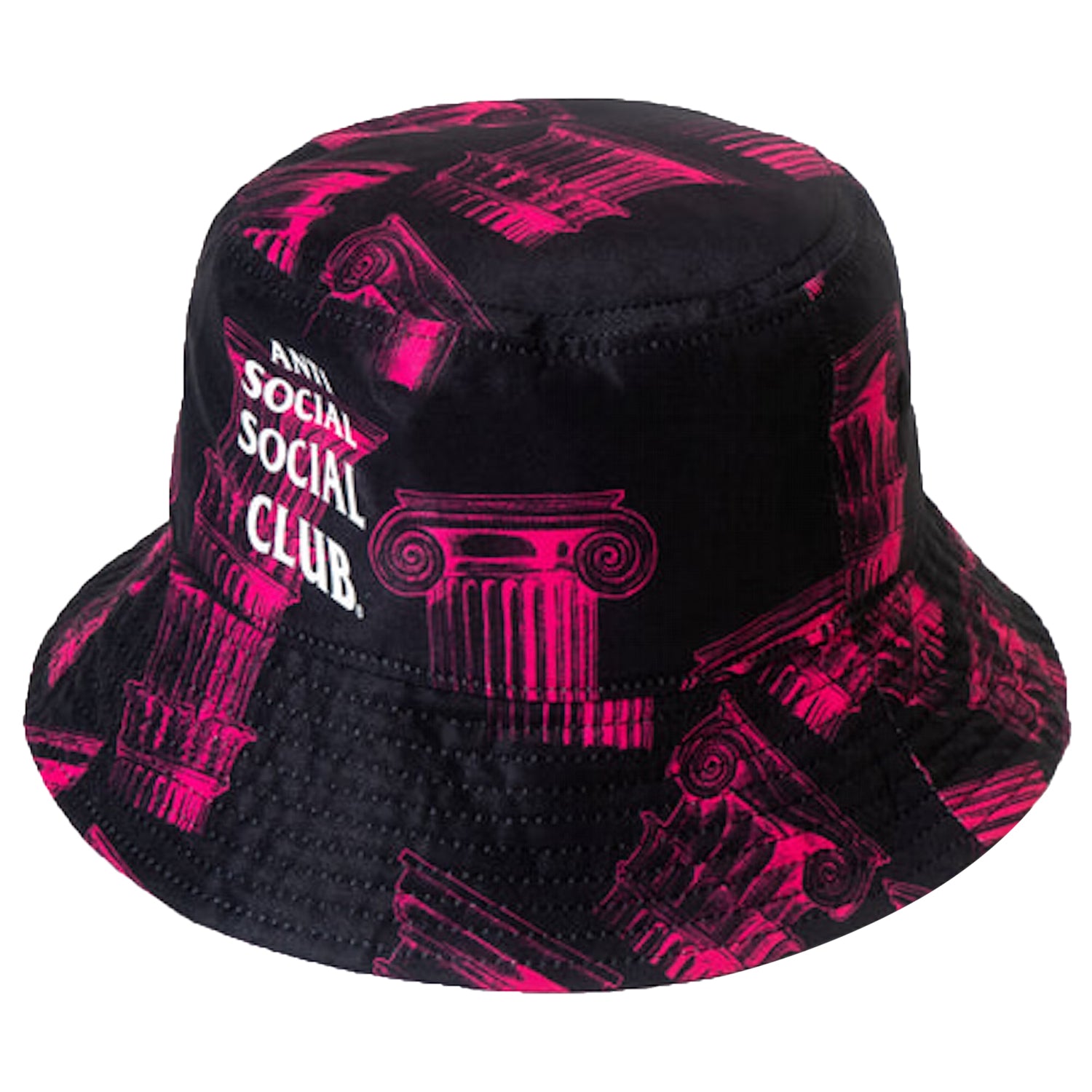 Anti Social Social Club Collapse Bucket Cap Black