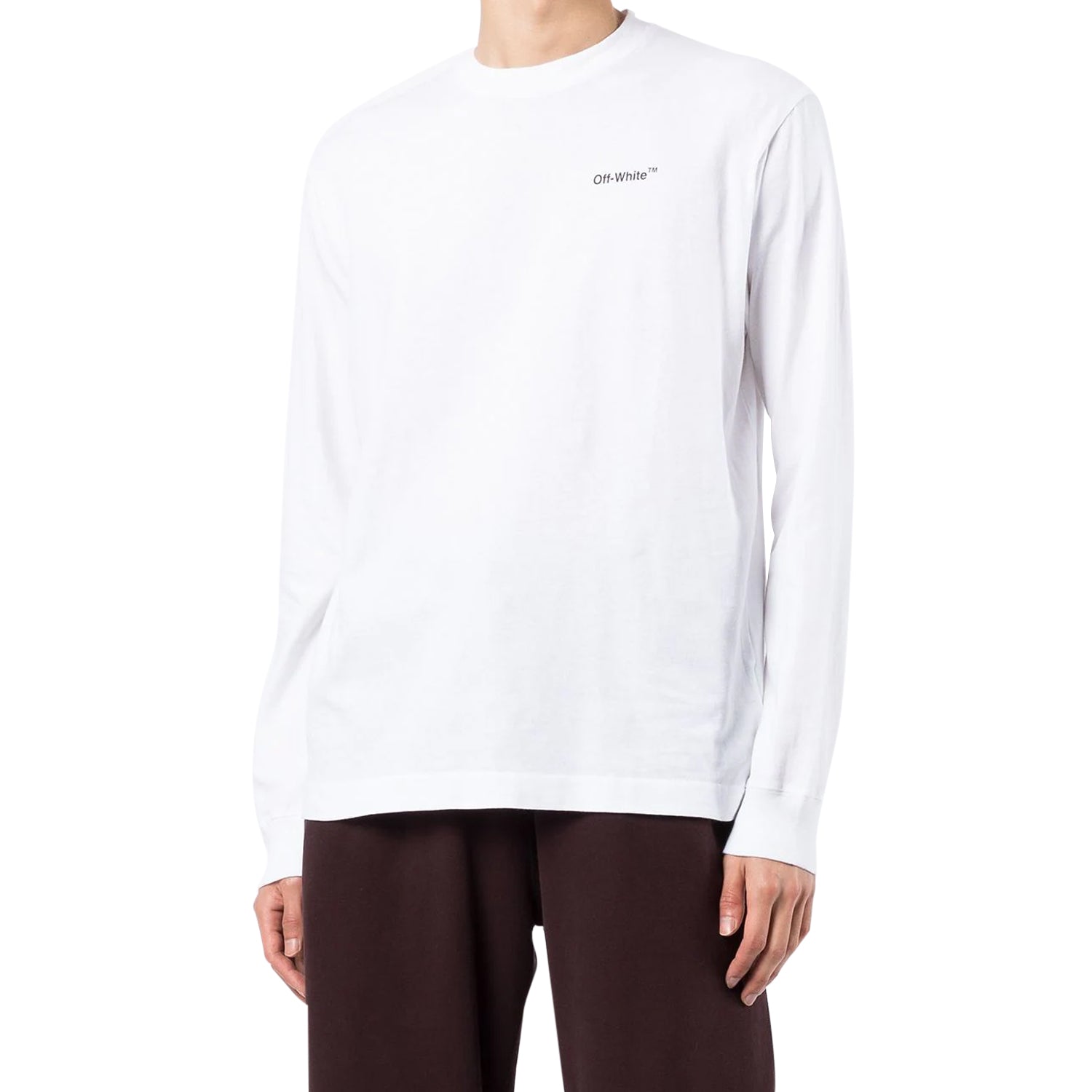 OFF-WHITE Caravaggio Arrow Skate L/S Tee White