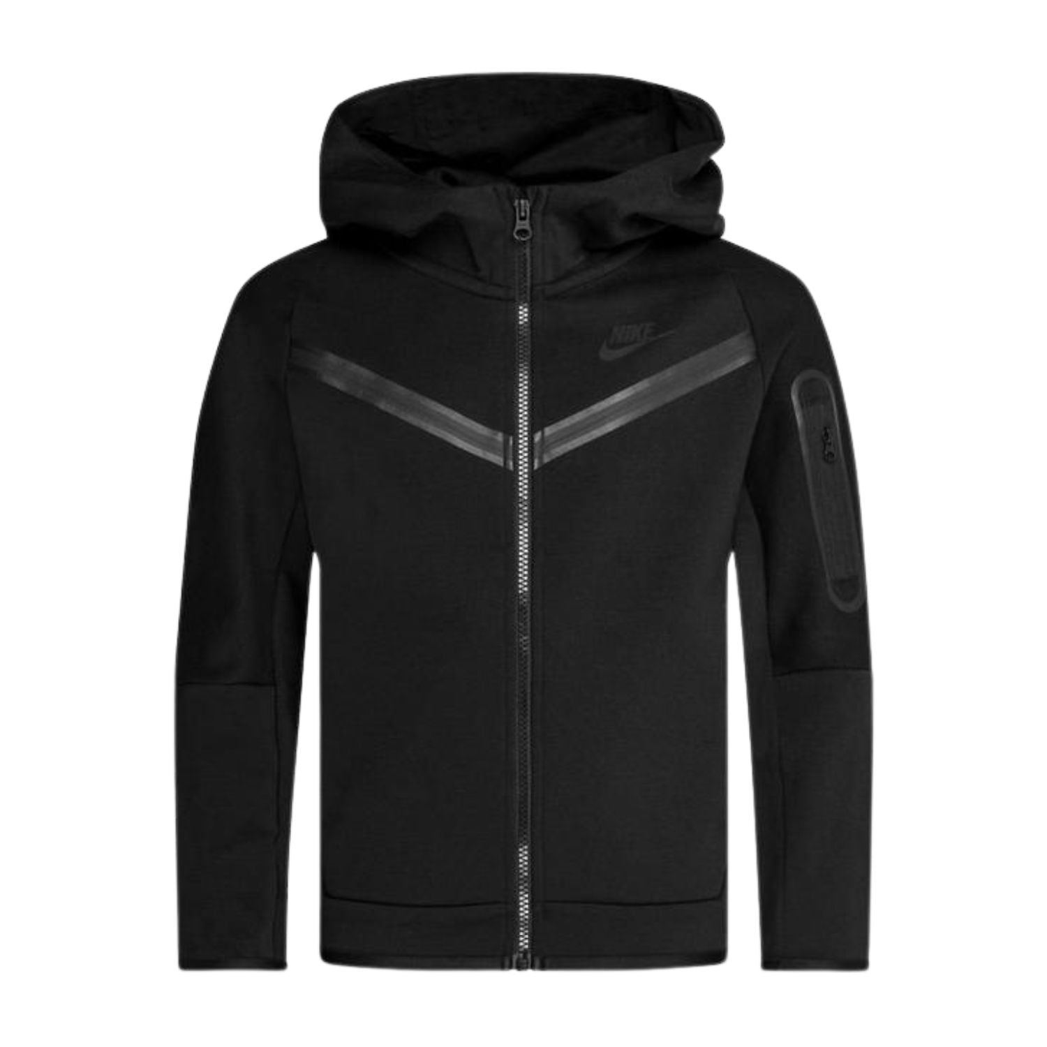 Nike Sportswear Kids Tech Fleece Full-Zip Hoodie Black/Black
