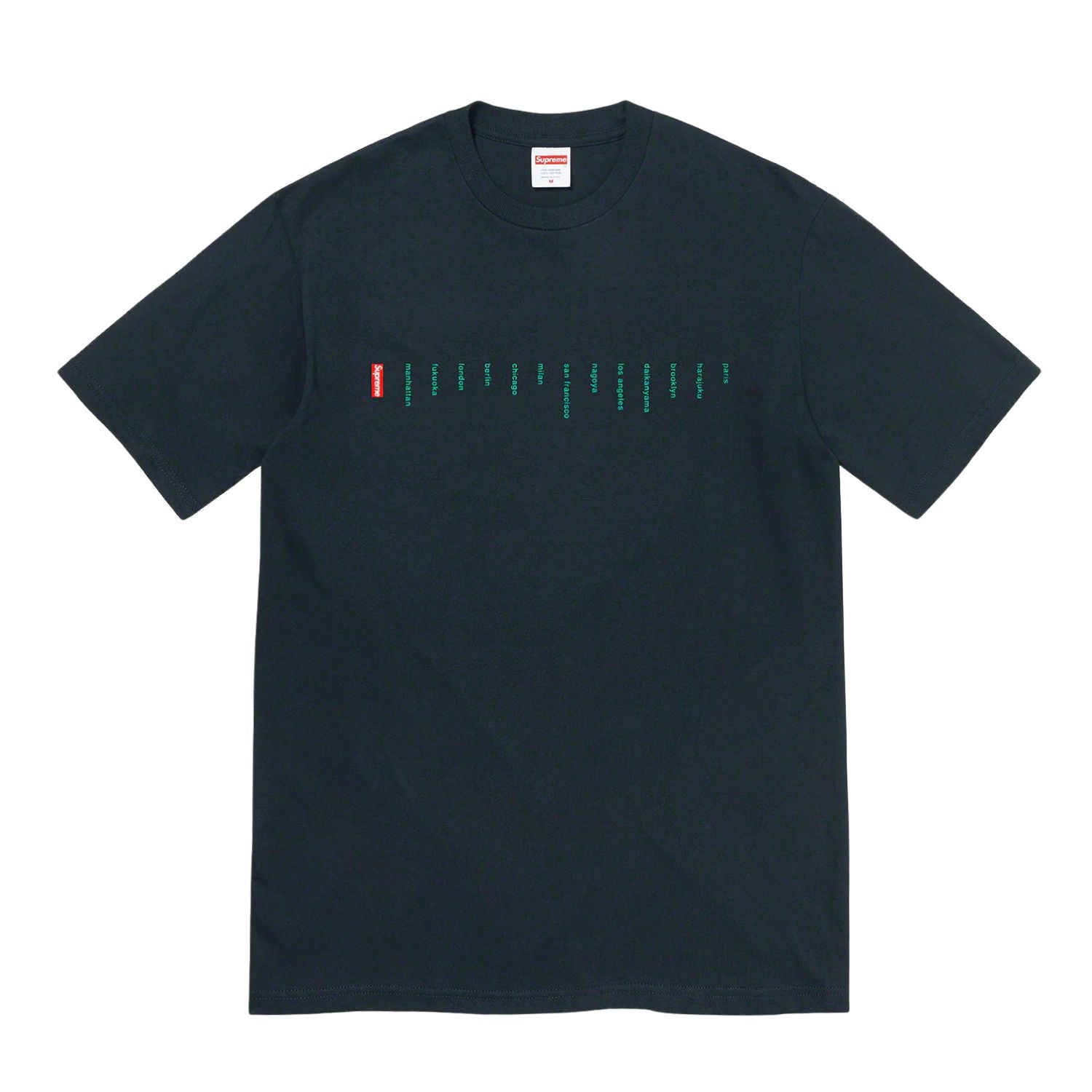 Supreme Location Tee Navy