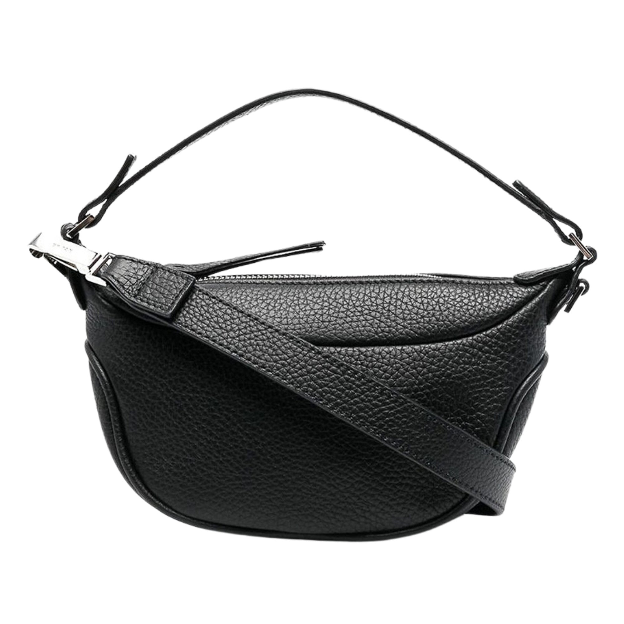 By Far Shoulder Bags Womens Style : 22pfaminoblfltsma-bl