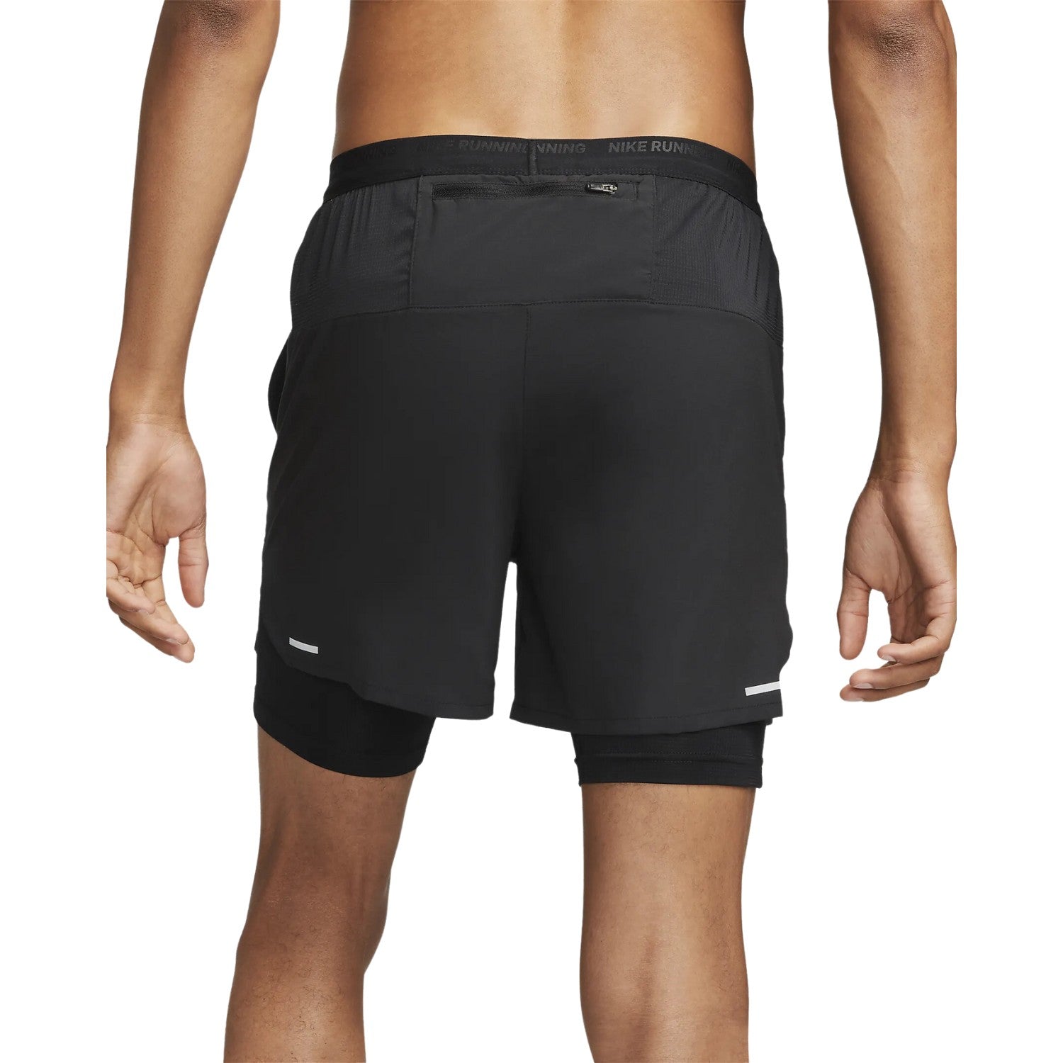 Nike Stride Dri-FIT 5" Hybrid Running Shorts Black