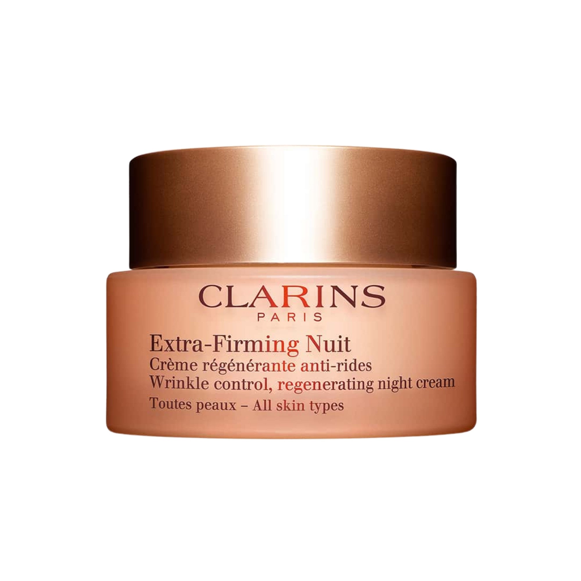 Clarins Extra Firming Nuit Wrinkle Control Regenerating Night Cream All Skin Types 1.6oz/50ml