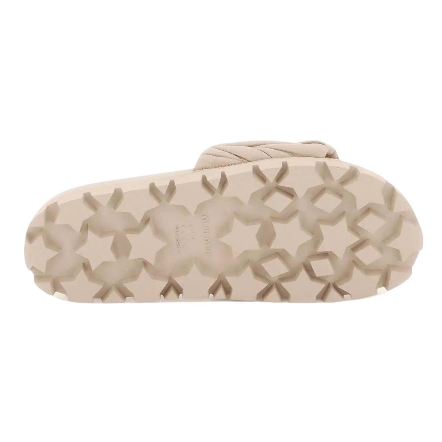 Miu Miu Matelassé Nappa Leather Slides Womens Style : 5xx601_3lm4