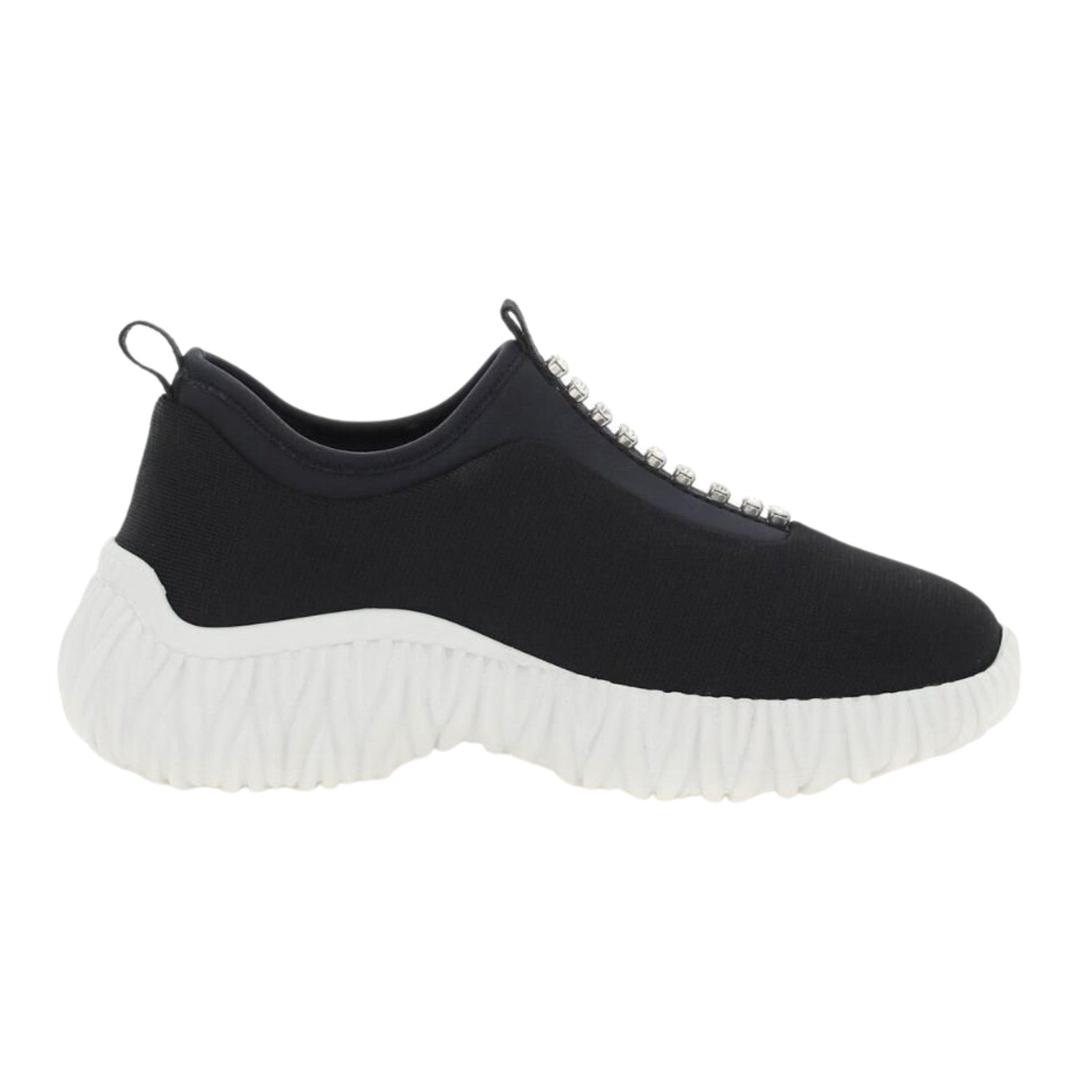 Miu Miu Crystals Slip-on Sneakers Womens Style : 5s375d_3kp4