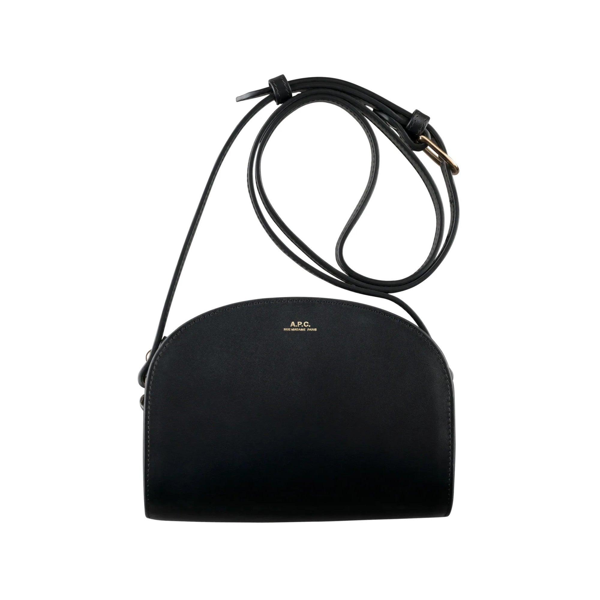 A.p.c Sac Demi Lune Mini Noir Womens Style : Pxawv-f61392 Lzz