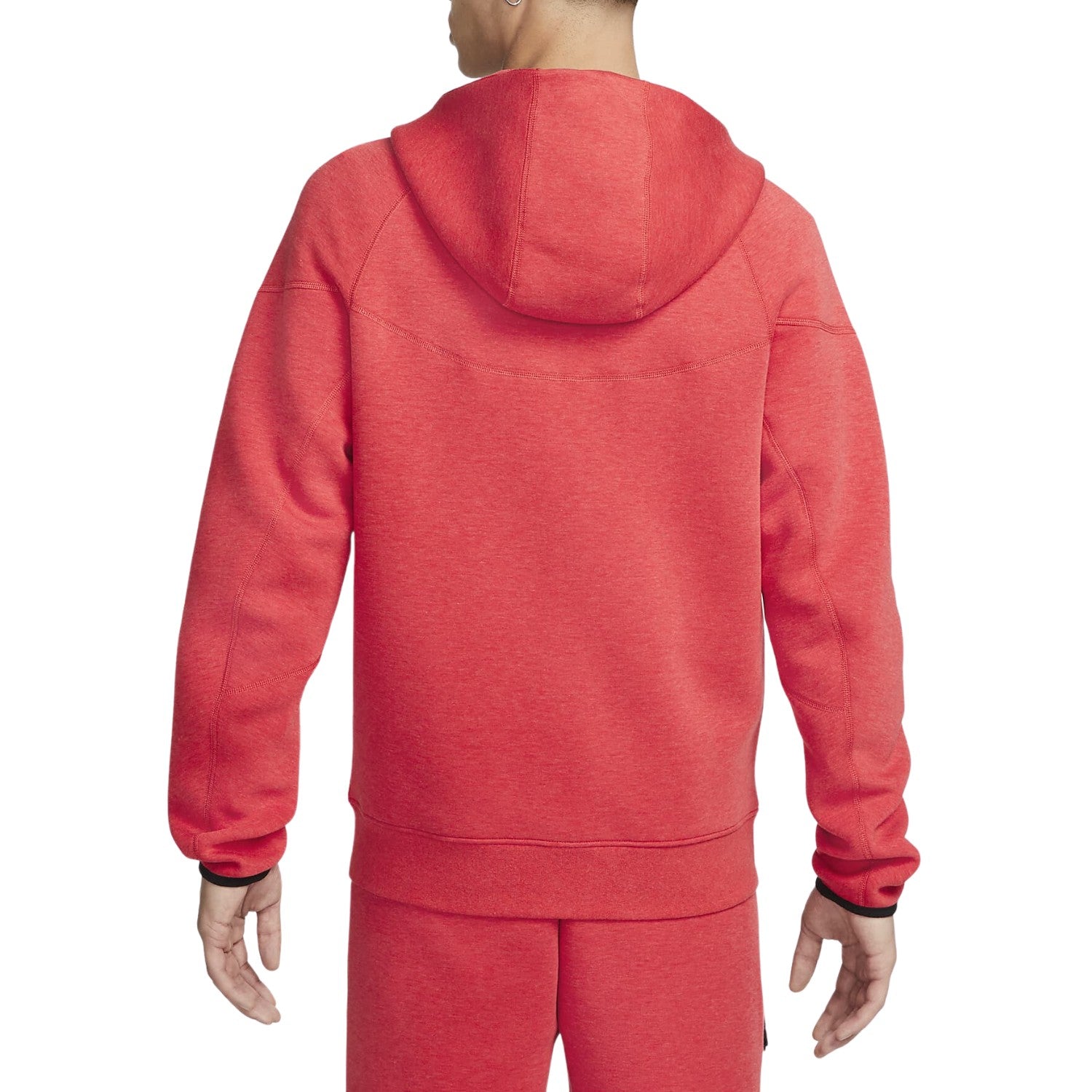 Nike Sportswear Tech Fleece Windrunner Full-Zip HoodieLight University Red Heather/Black