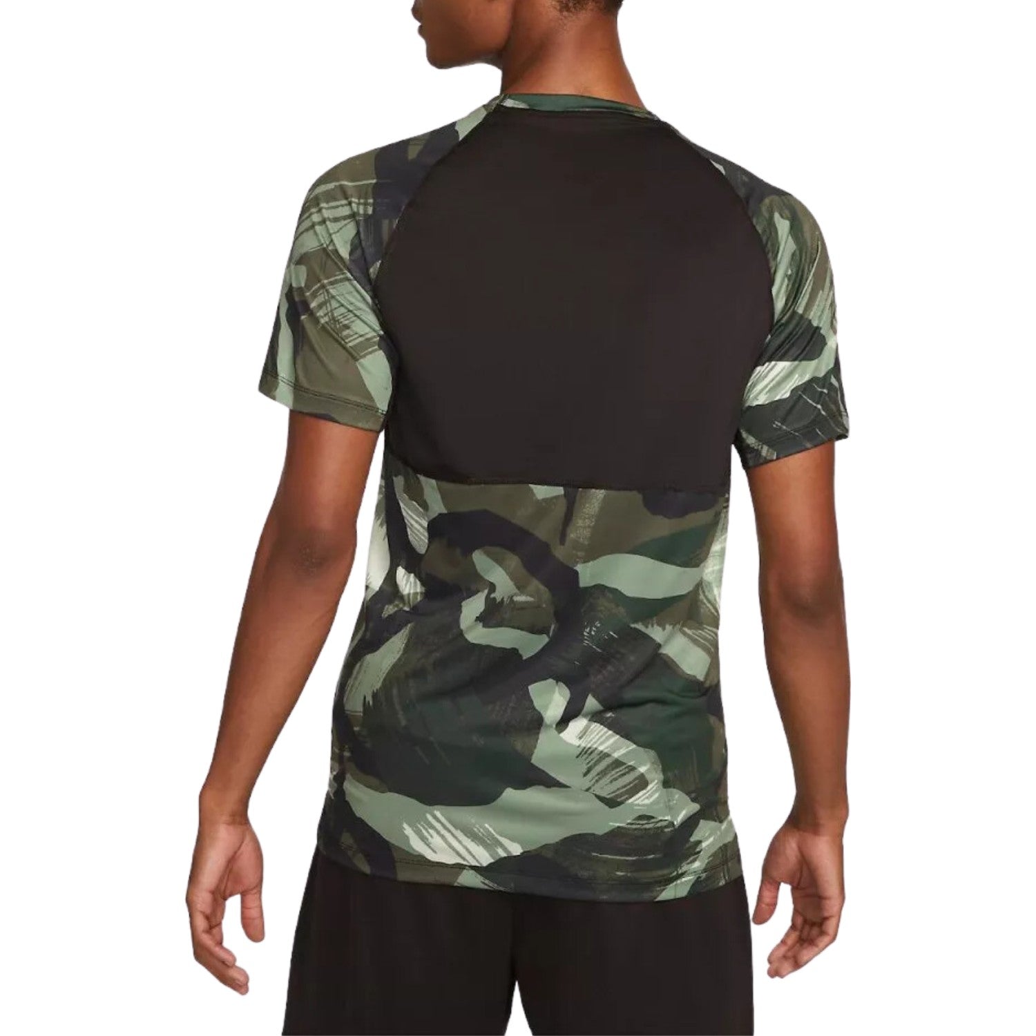 Nike Pro Dri-fit Men's Shirt-sleeve Slim Camo Top Mens Style : Dq8361
