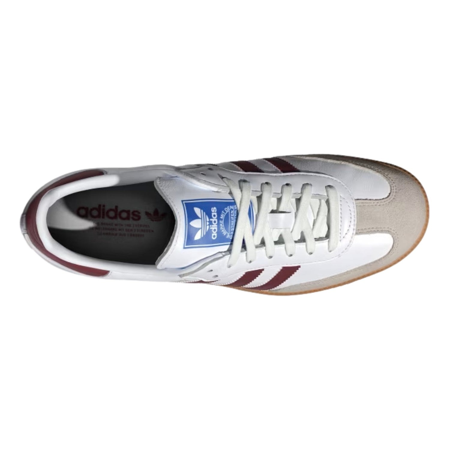 adidas Samba OG White Burgundy Gum