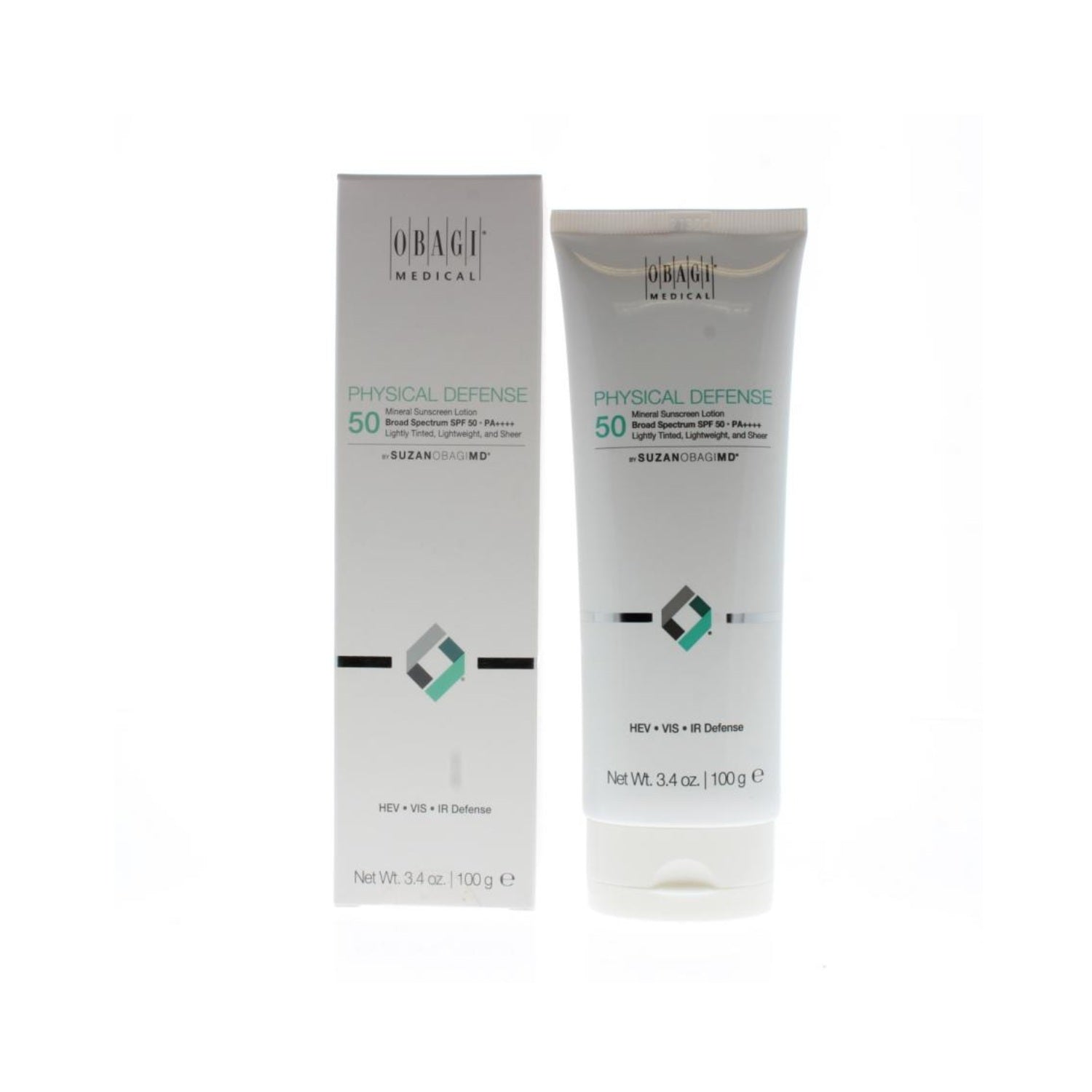 Obagi SuzanObagiMD Physical Defense Lightly Tinted SPF 50 3.4oz/100g