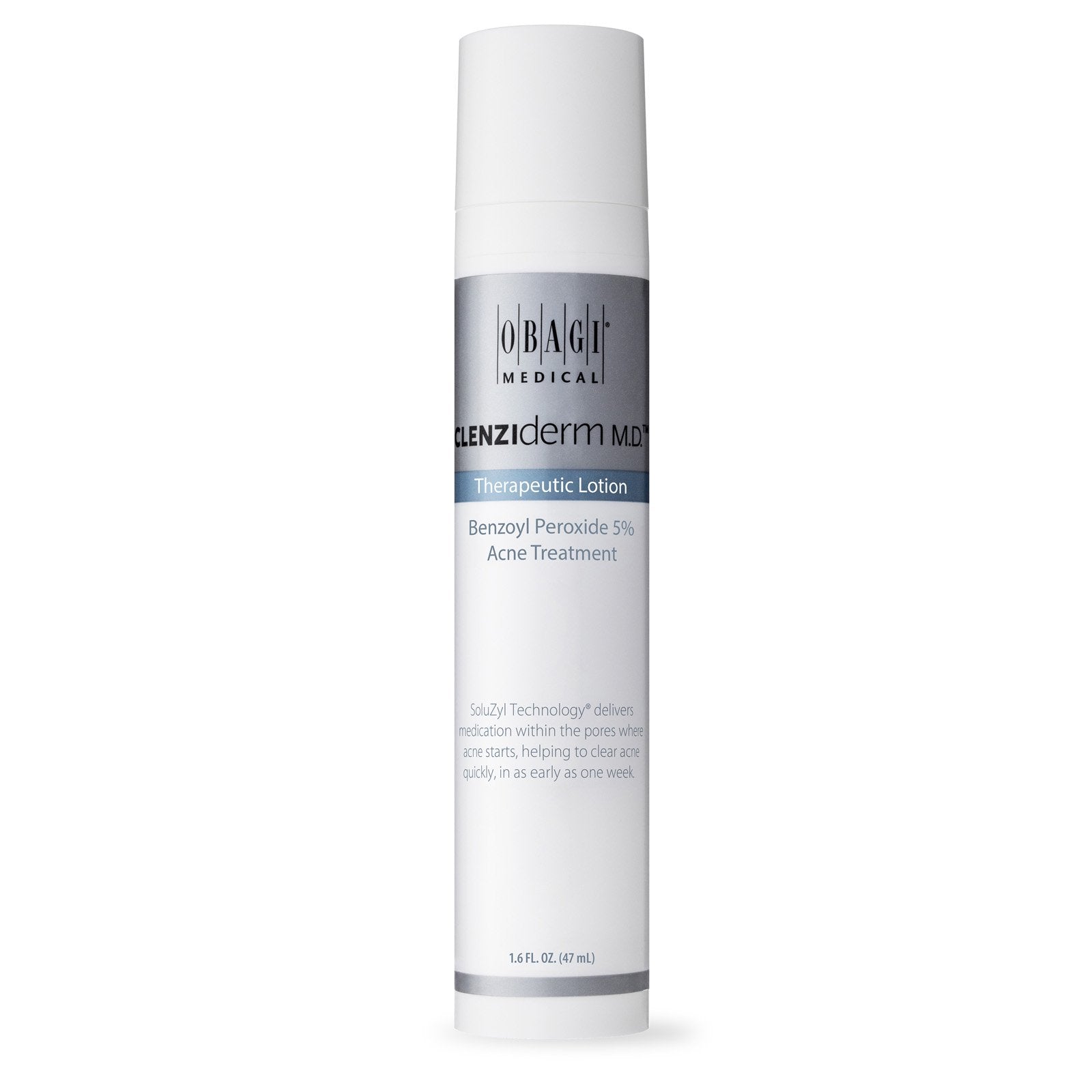 OBAGI-CLENZIDERM M.D. THERAPEUTIC LOTION BENZOYL PEROXIDE 5% ACNE TREATMENT 47ML/1.6OZ (72 EA/PC)