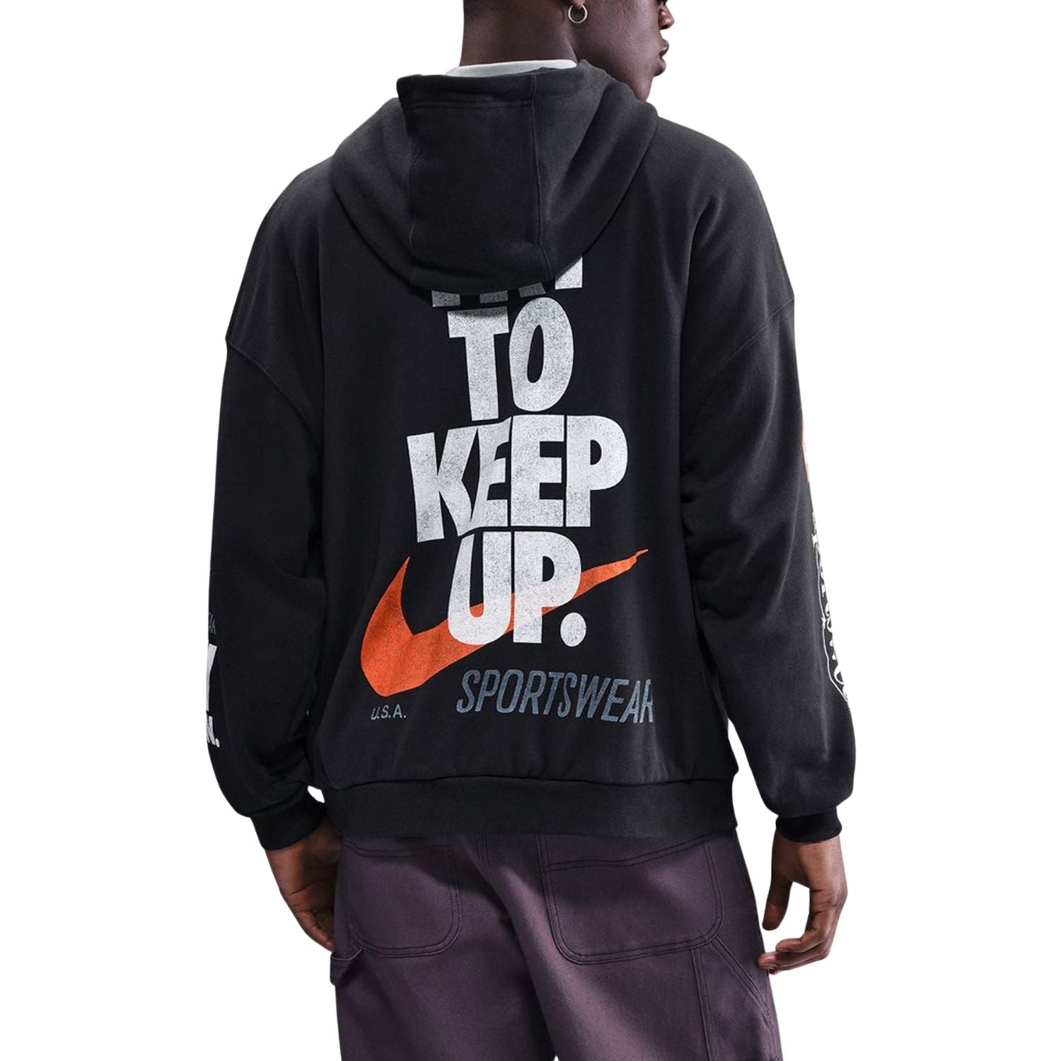 Nike Club Men's Oversized French Terry Pullover Hoodie Mens Style : Ib8257