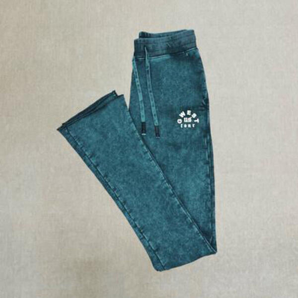 G WEST MENS LETTER GRAPHIC  JOGGER- GREEN 