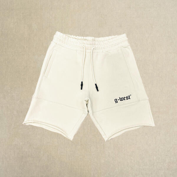  G WEST MENS SHORTS - CLOUD CREAM 