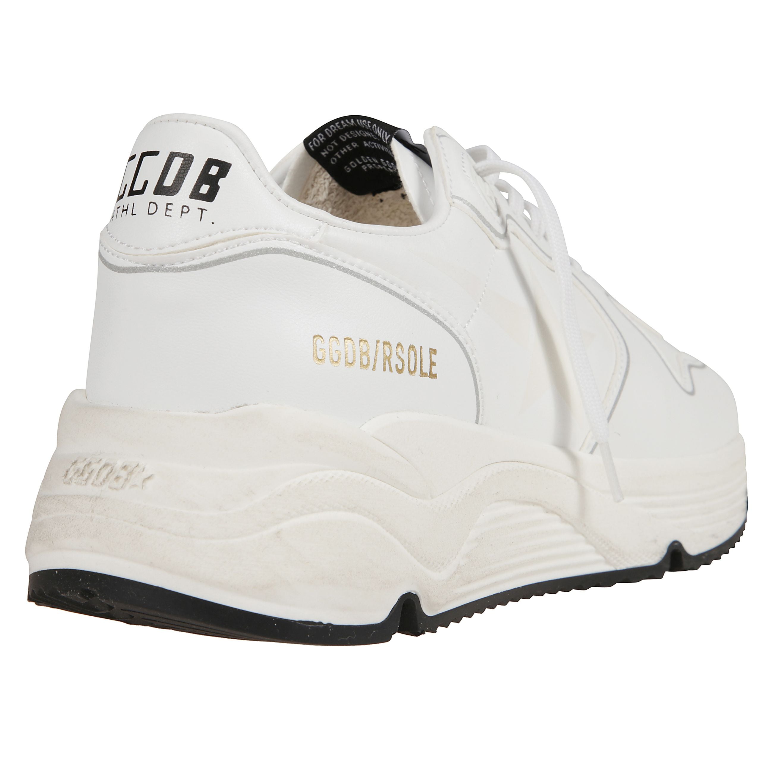 Running con stella e talloncino bianchi.