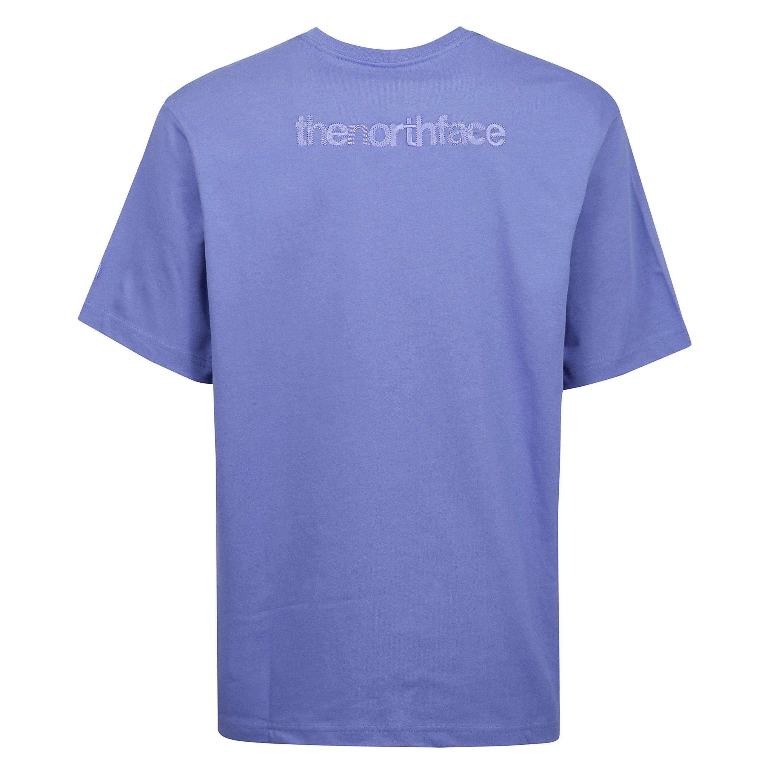 T-shirt a girocollo con grafica sulla schiena