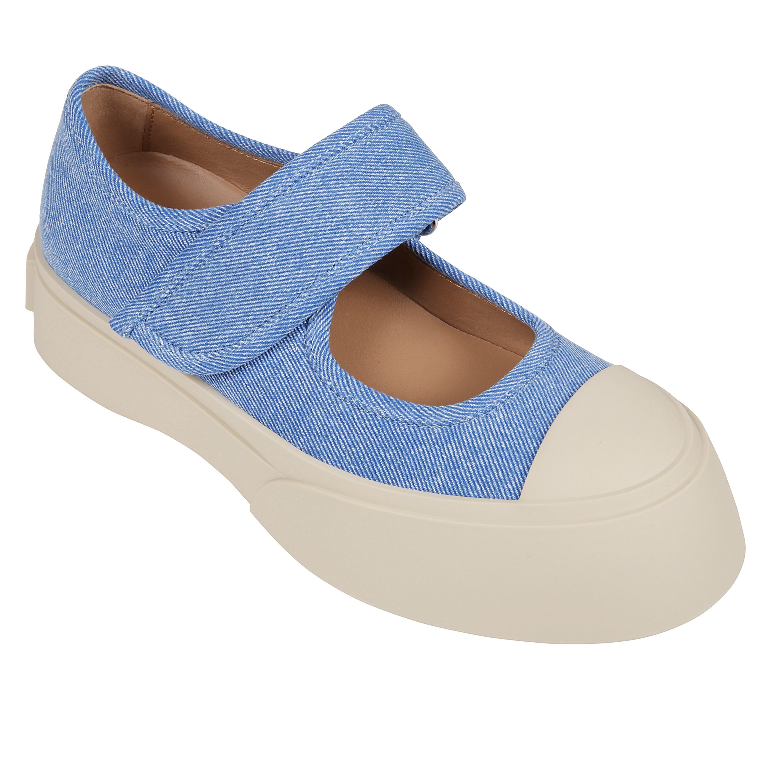 Sneakers mary janes in blu