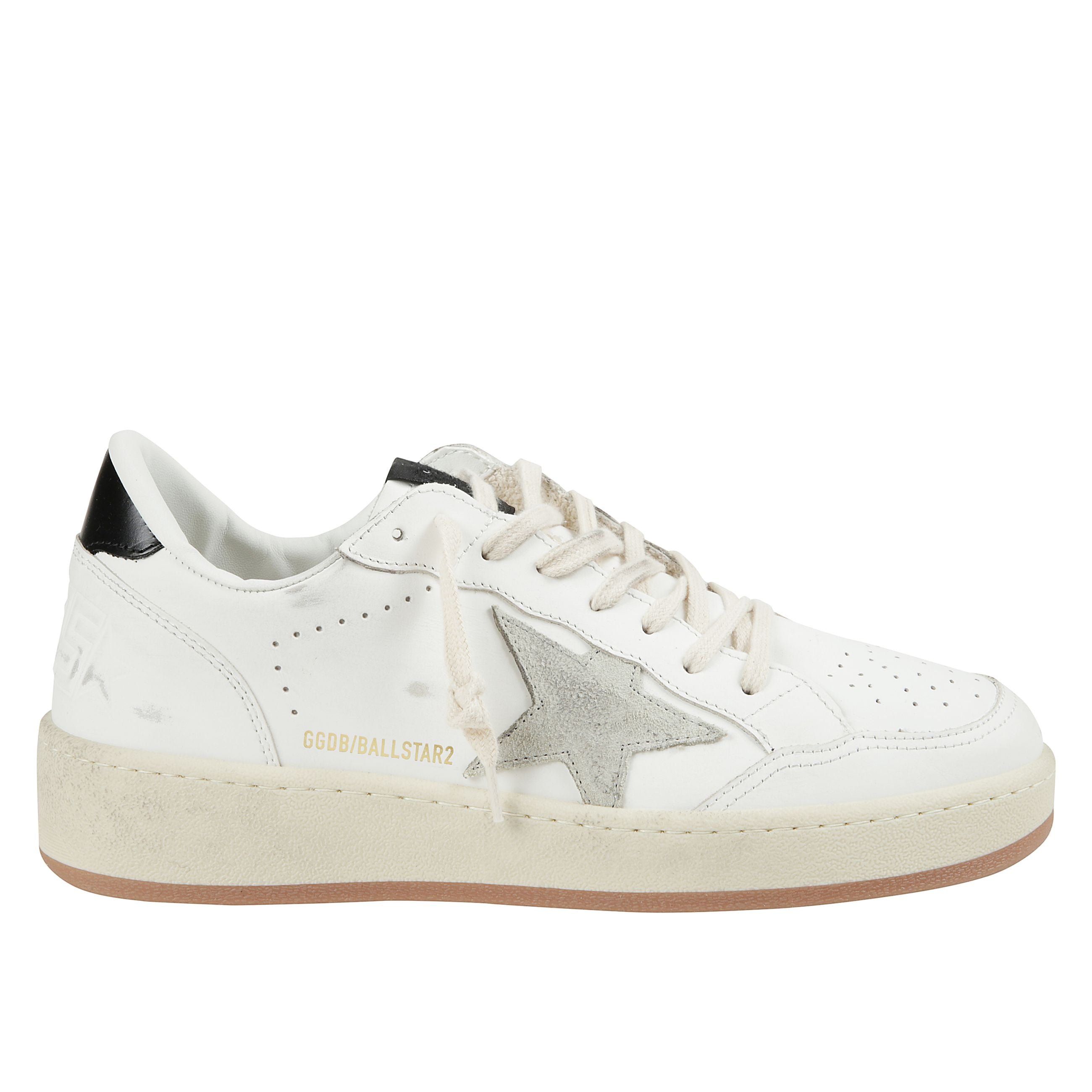 Sneakers ball star 2 in pelle e stella in suede