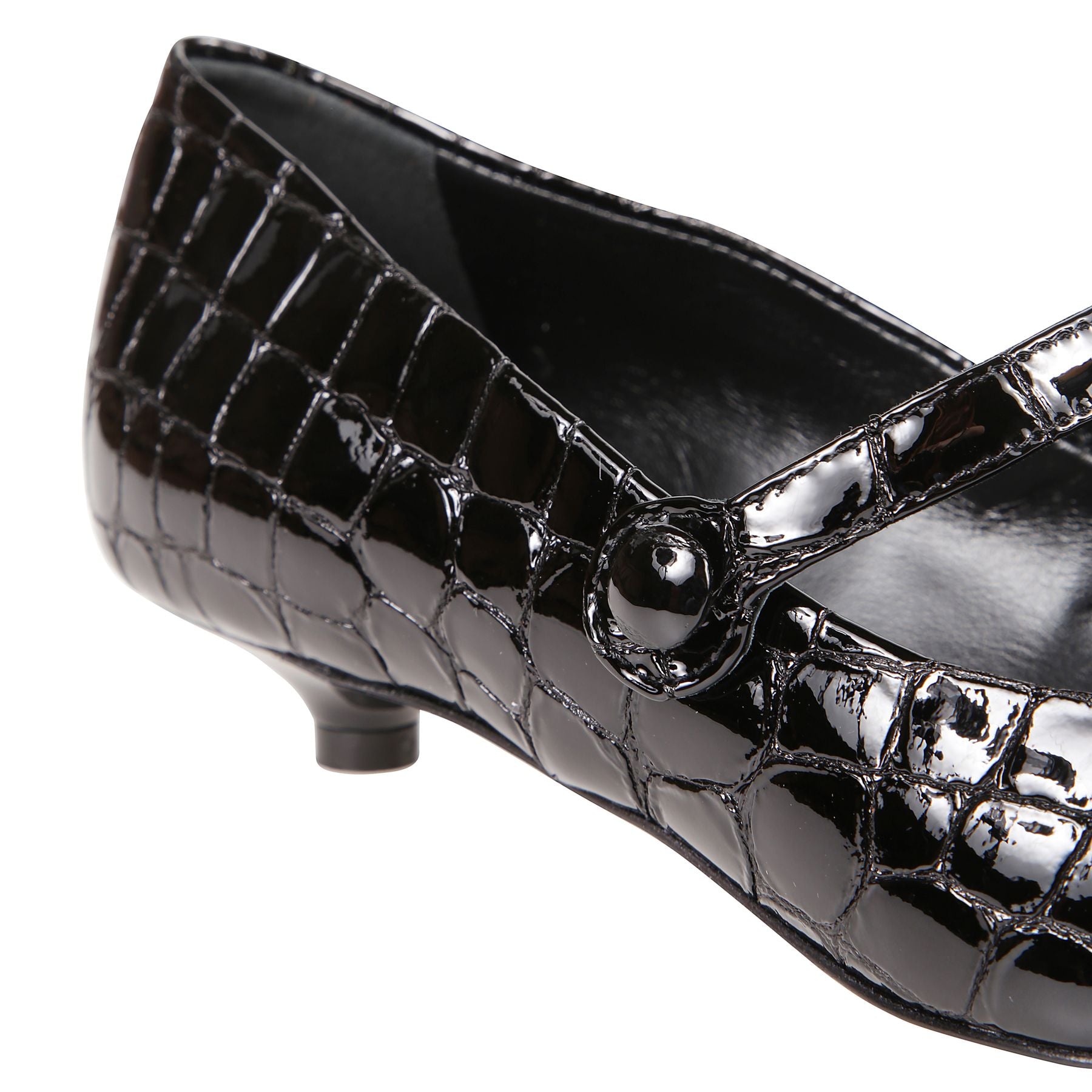 Mary jane con mezza suola in cuoio, pelle e gomma.