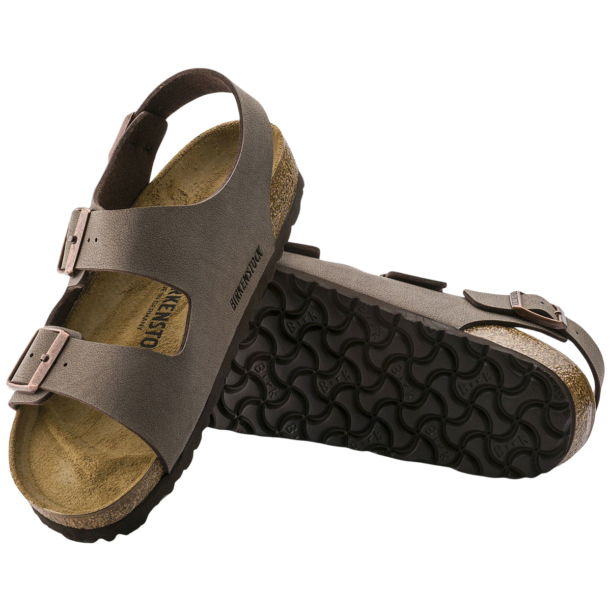 Birkenstock Milano Birkibuc Mocha Sandals  Regular