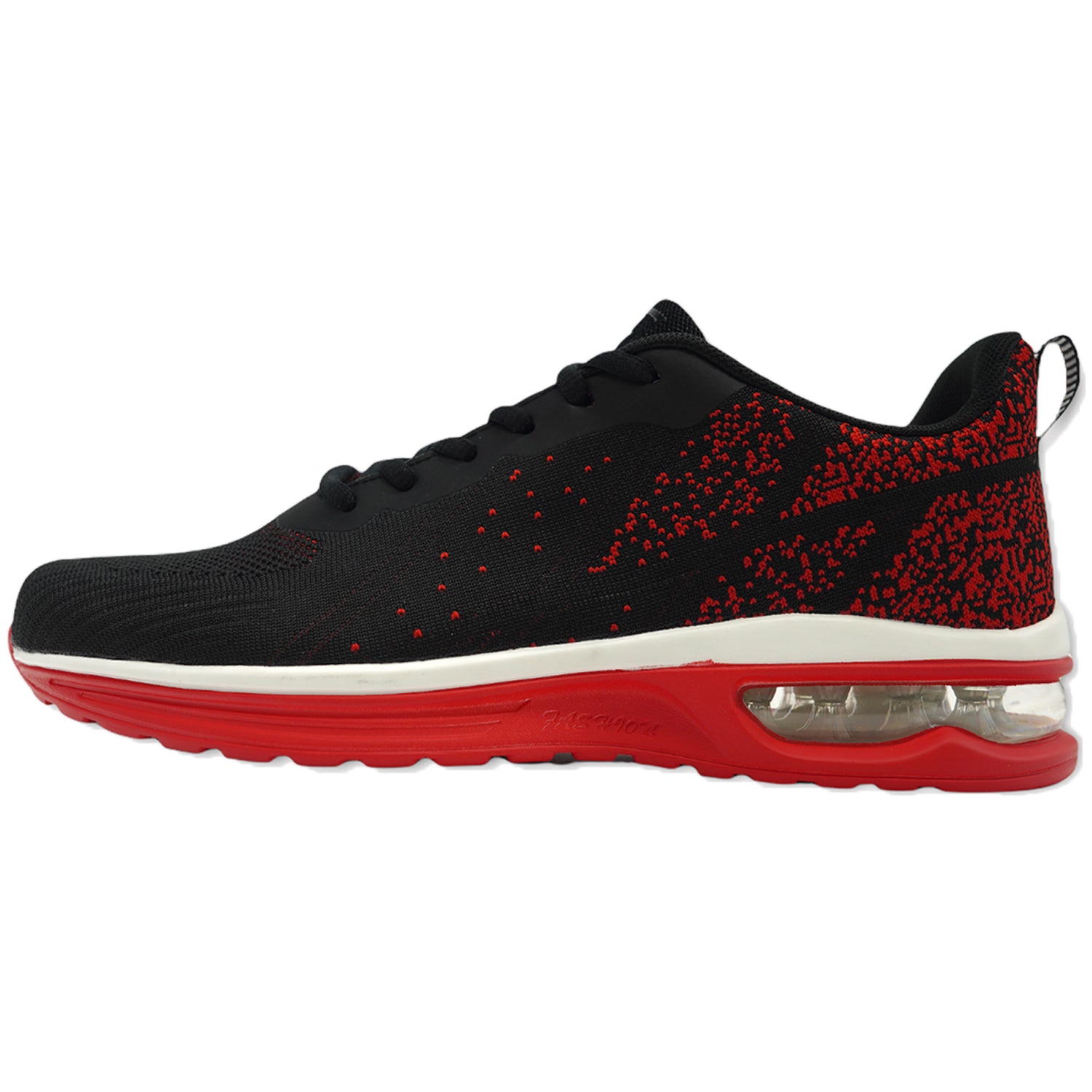 G WEST MENS  SPLATTER LACE UP RUNNING SHOES