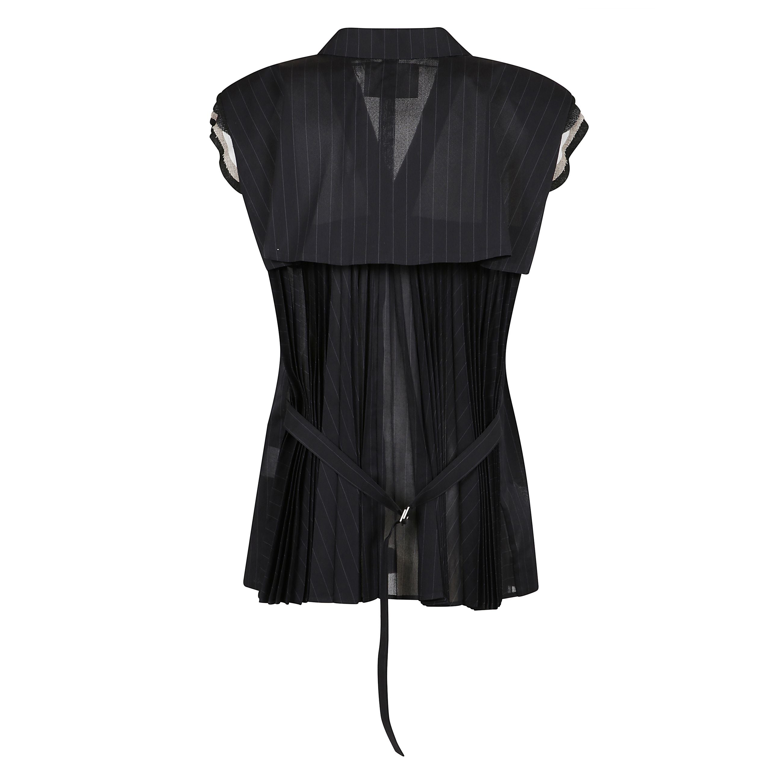 High twist voile vest