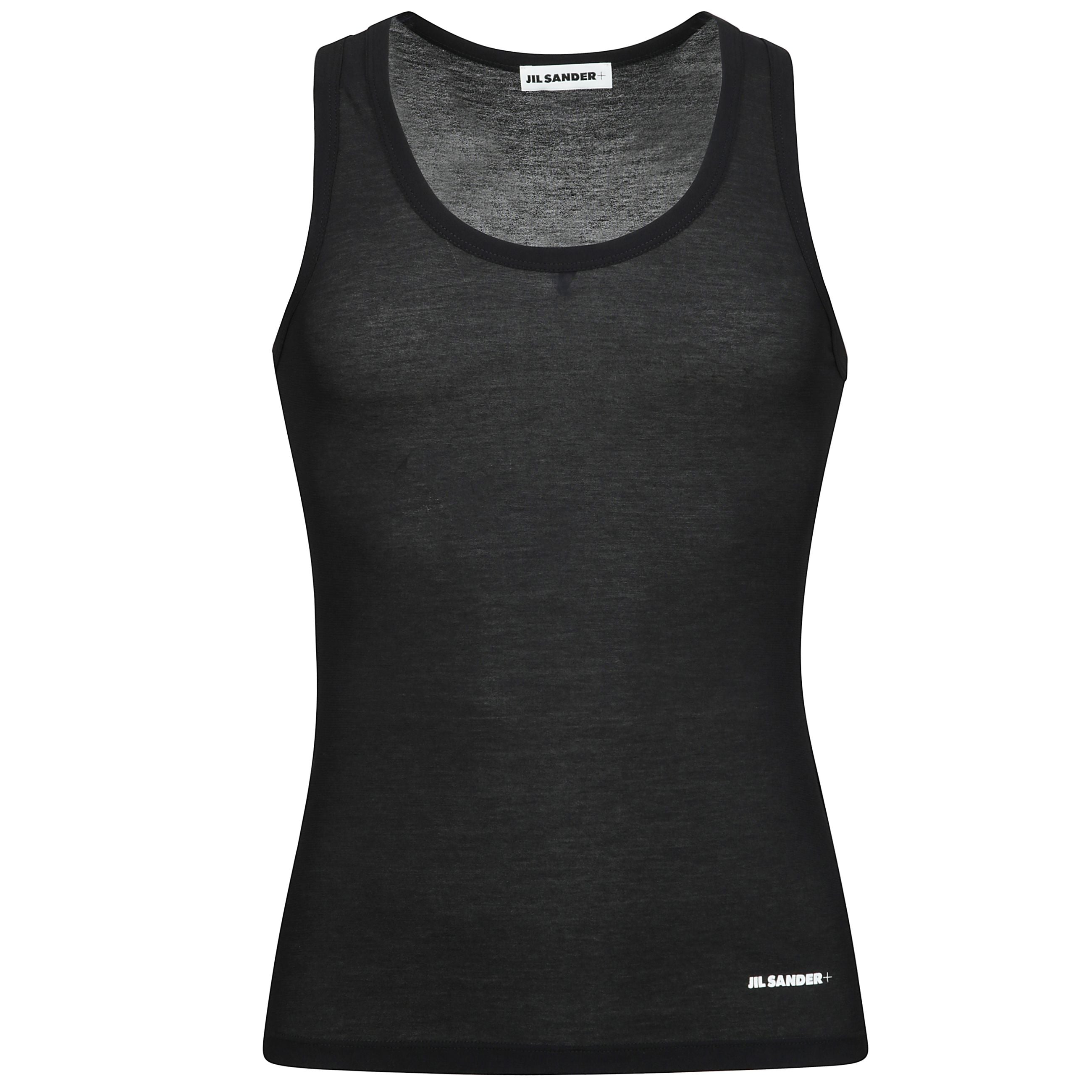 Un capo minimal che esprime lâessenza del lusso contemporaneo. questa canotta bianca firmata jil sander Ã¨ realizzata in un pregiato cotone stretch, che assicura una vestibilitÃ  aderente e confortevole. il design pulito e senza tempo Ã¨ arricchito dall