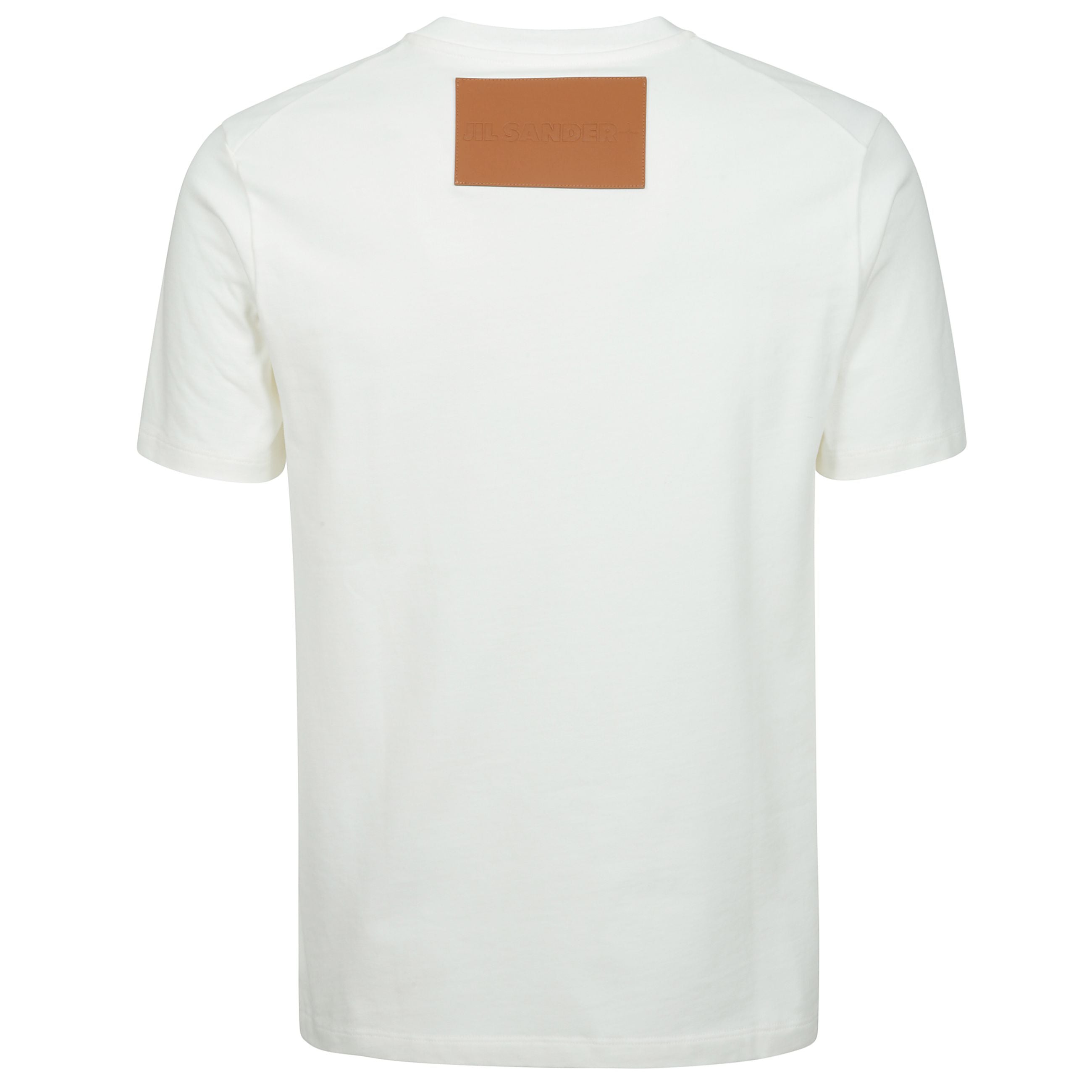 Migliora il tuo guardaroba con questa raffinata t-shirt bianca di jil sander. realizzata in puro cotone, offre il massimo comfort e un'eleganza senza tempo, ideale per ogni occasione dove stile e funzionalitÃ  sono fondamentali.