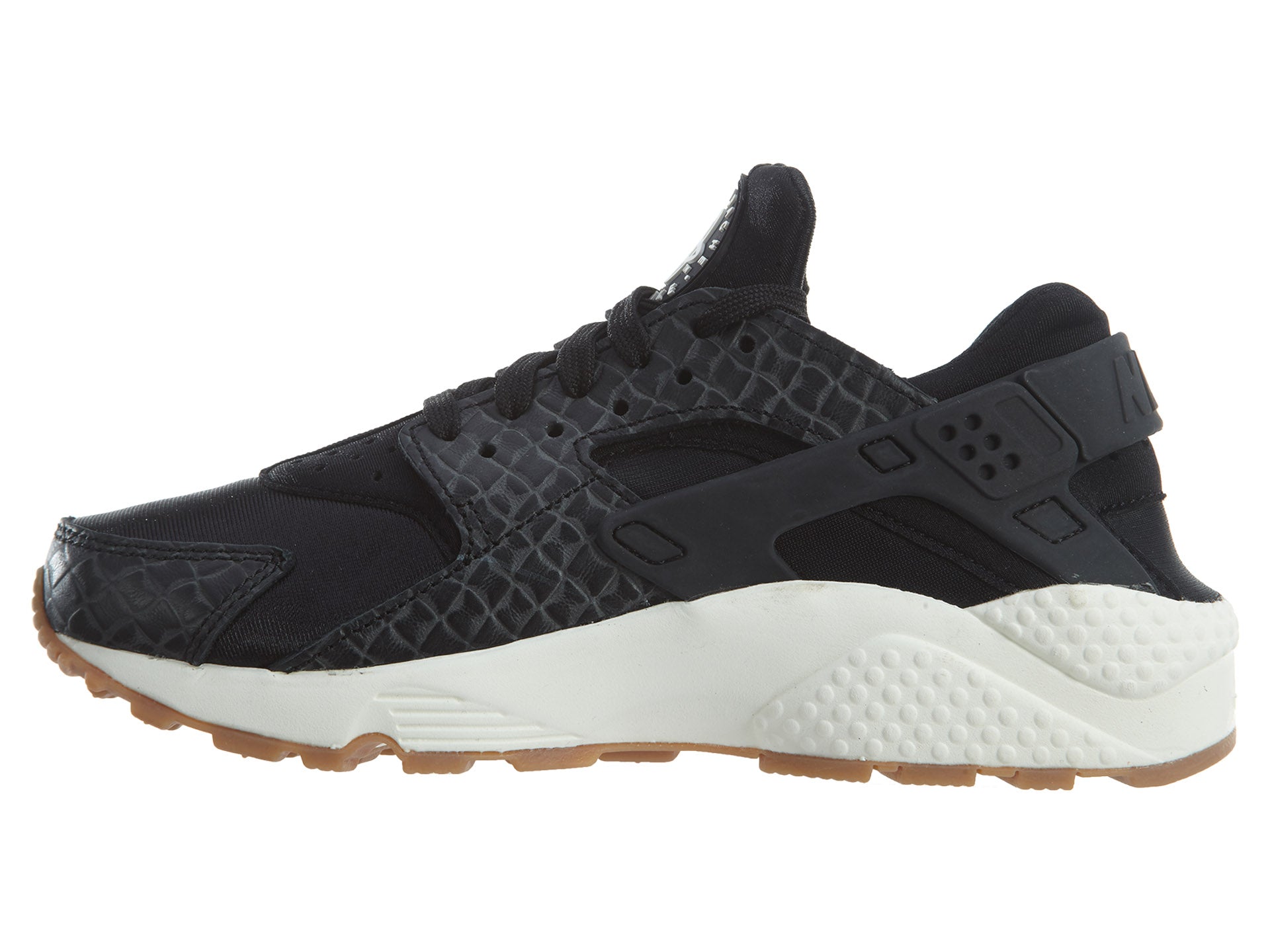 Nike Air Huarache Run Premium 'Black Snakeskin'  Womens Style :683818