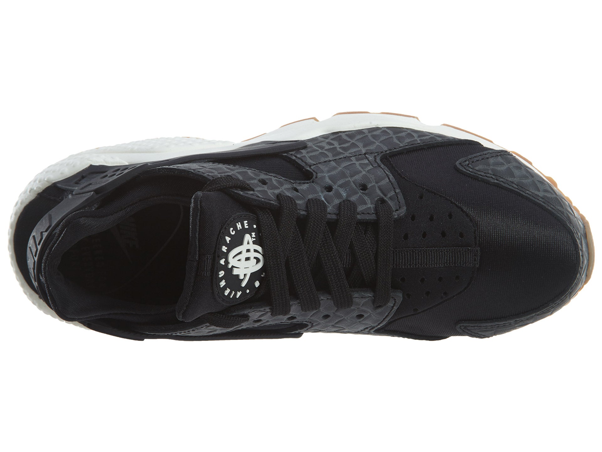 Nike Air Huarache Run Premium 'Black Snakeskin'  Womens Style :683818