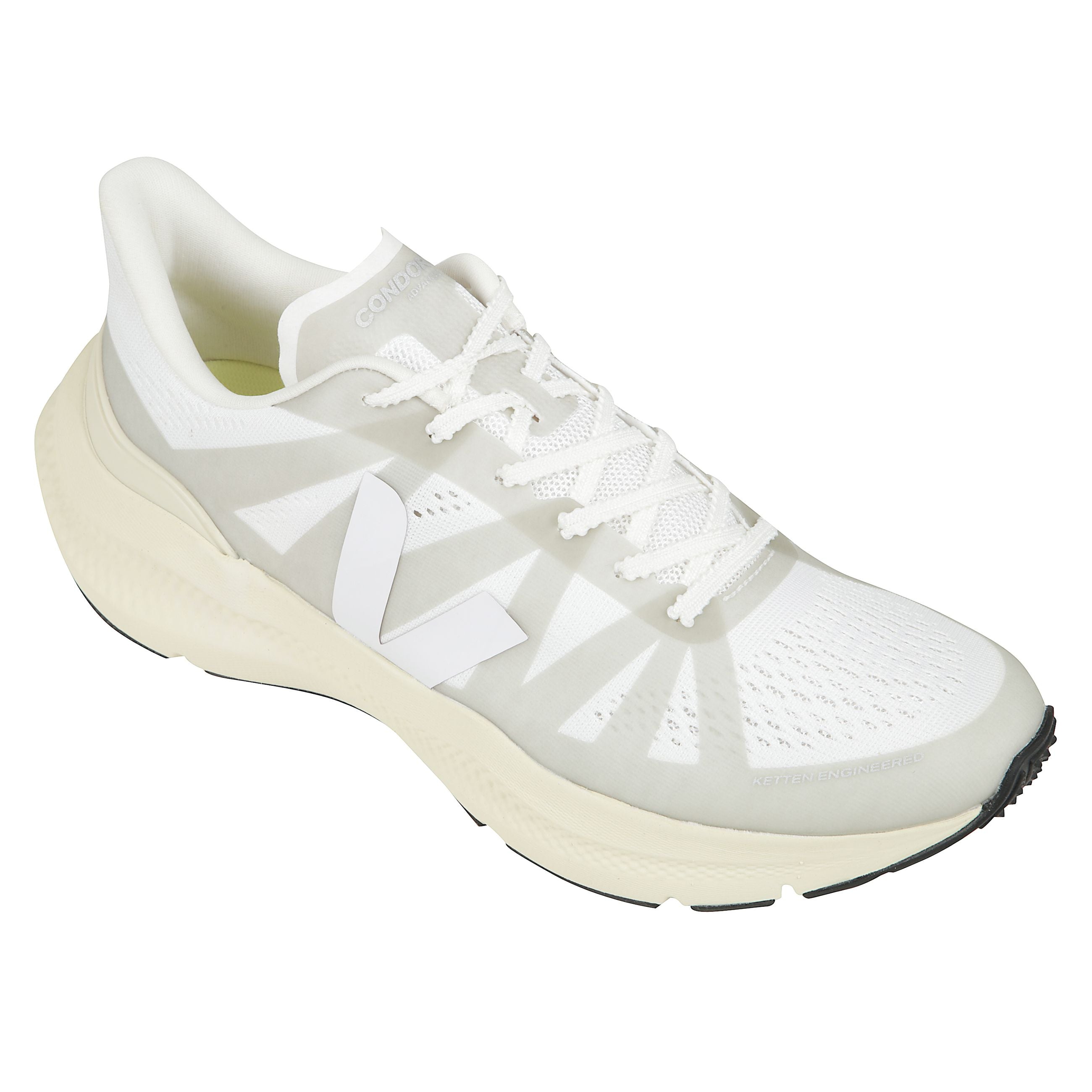 Scarpe da ginnastica condor 3 advanced con allacciatura frontale, suola in gomma spessa, tomaia in maglia e contrafforte del tallone con marchio