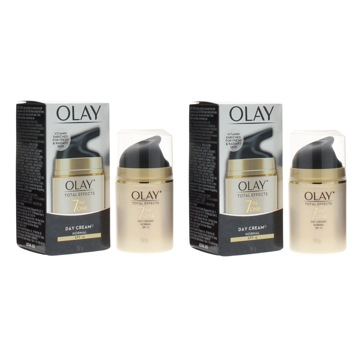 Olay Total Effects 7 In 1 Day Cream Normal SPF 15 50g/1.7oz (2 Pack)