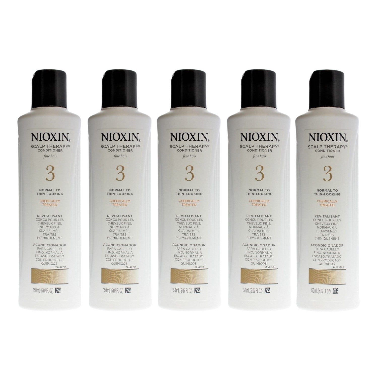 Nioxin System 3 Scalp Therapy Conditioner 5.07oz/150ml (5 Pack)
