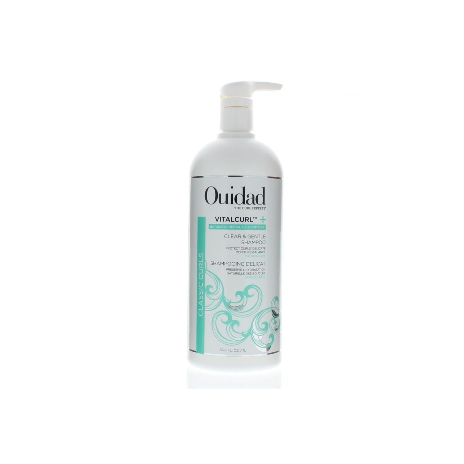 Ouidad Vitalcurl+ Clear and Gentle Shampoo 33.8oz/1 Liter