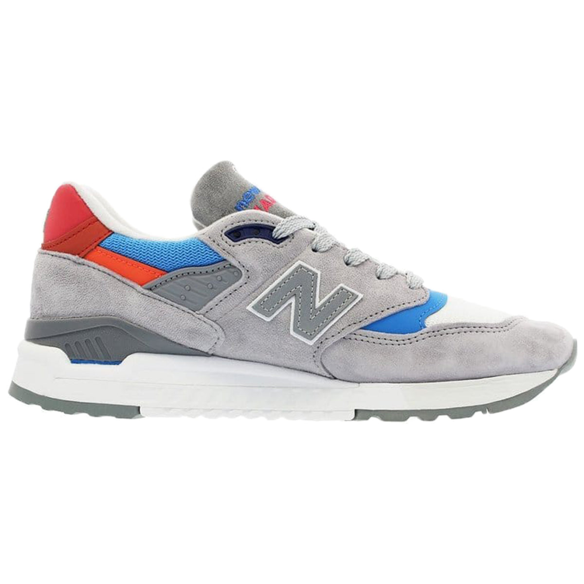New Balance 998 Grey Light Blue Red
