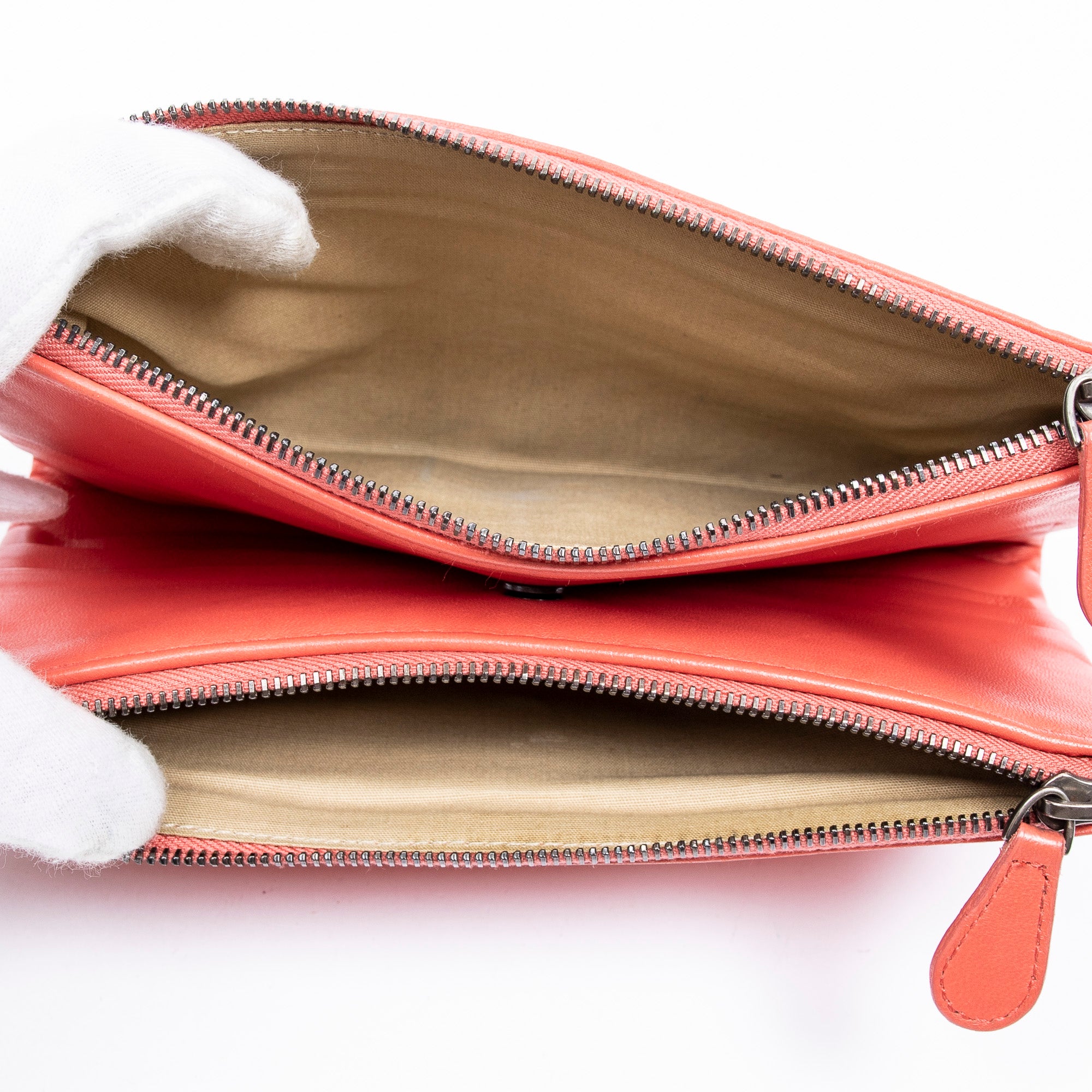 Double Zip Clutch Wallet 