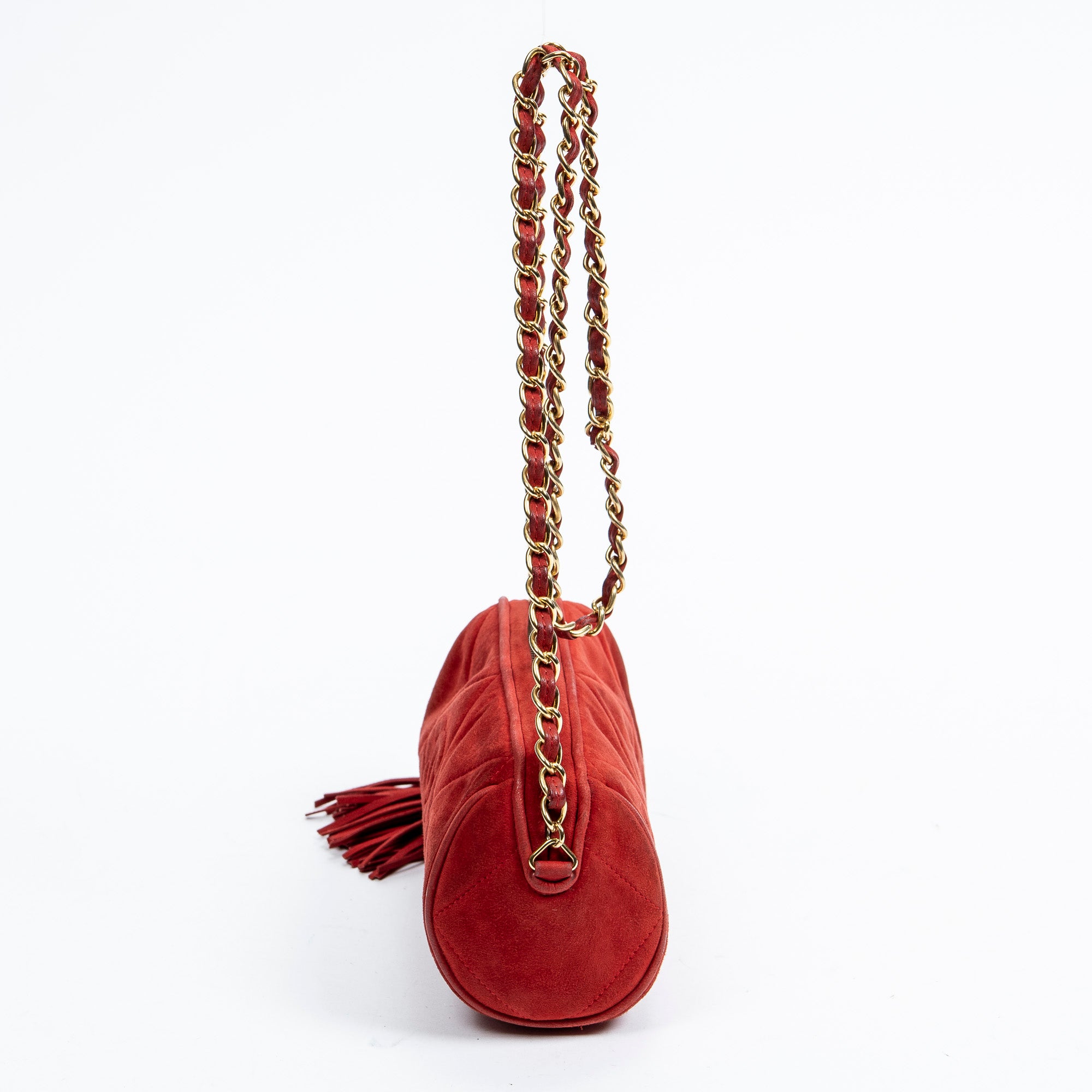 CC Tassel Diamond Bowling Bag 