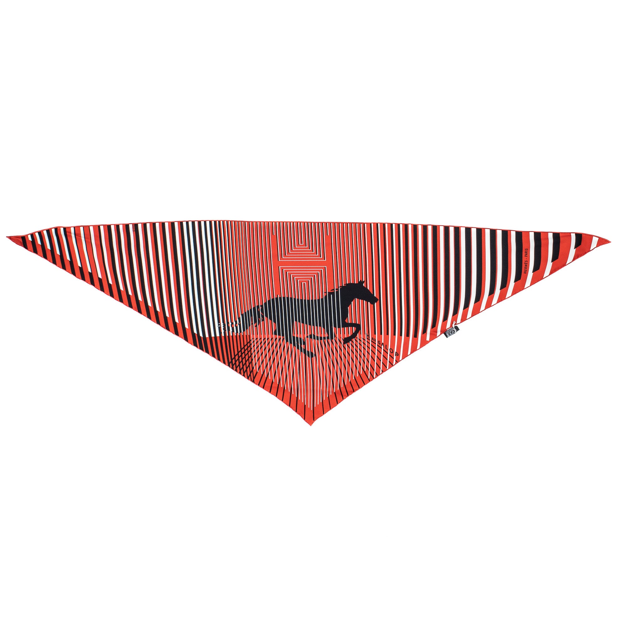 Triangle Scarf Haugalop Motif 