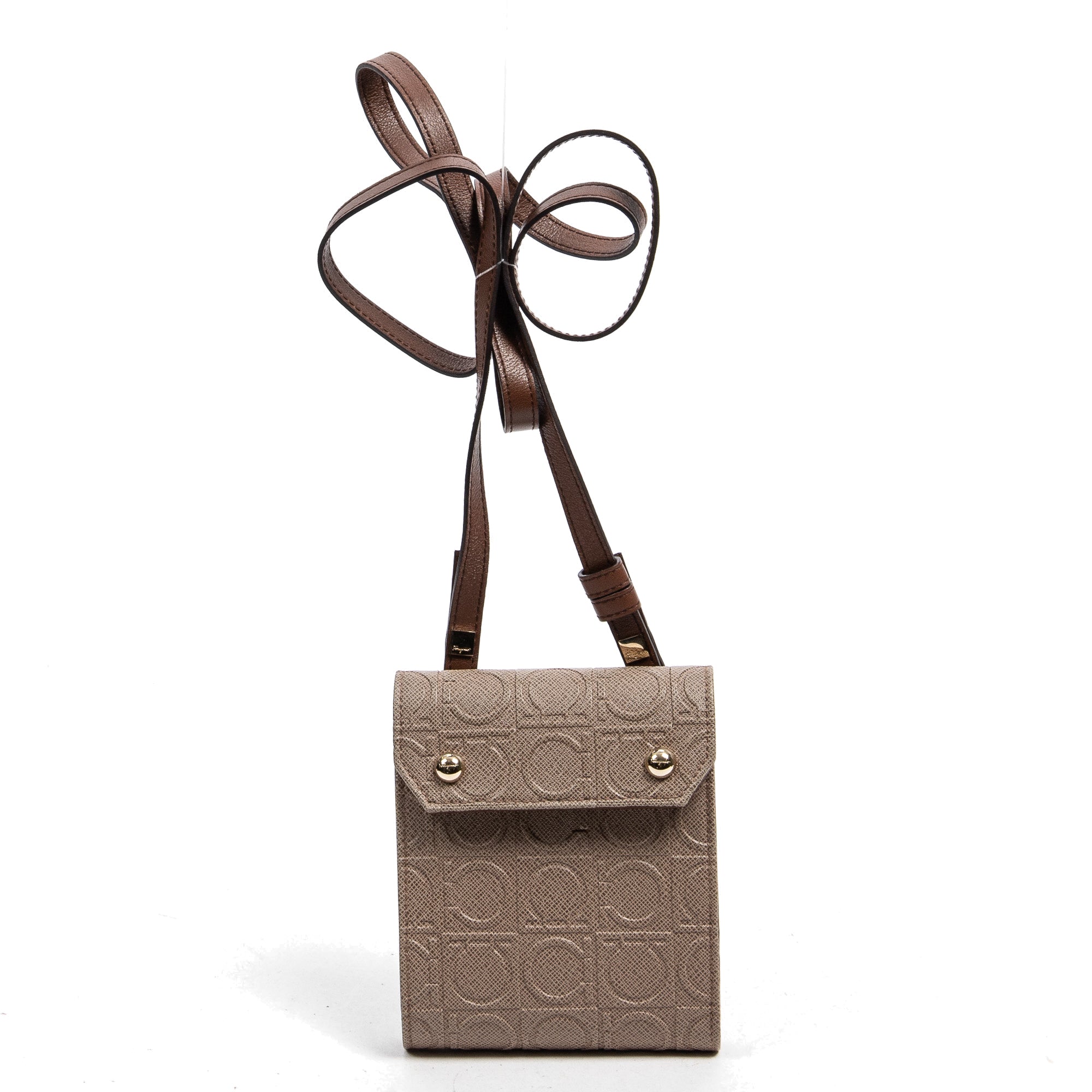 Compact Bi-fold Wallet with Straps 
