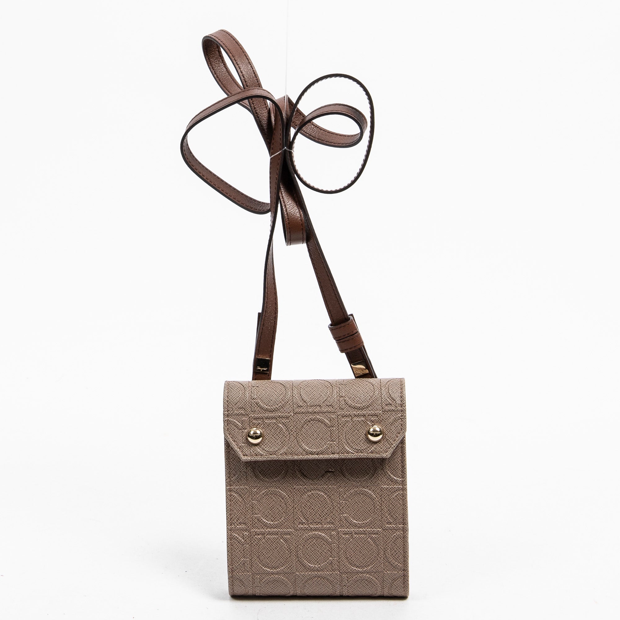Compact Bi-fold Wallet with Straps 