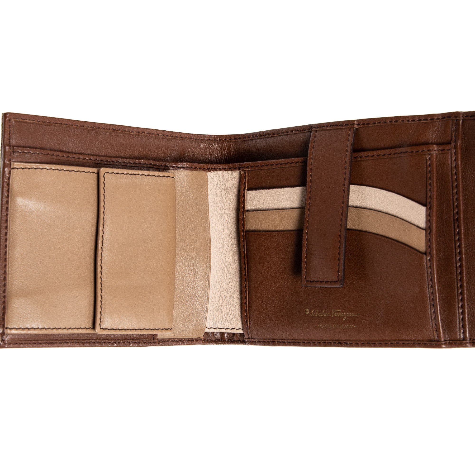 Compact Bi-fold Wallet with Straps 